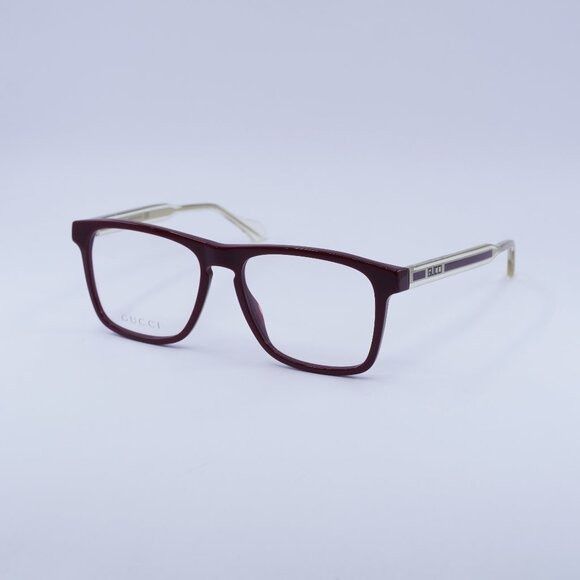 Gucci 🕶️ New Gucci GG0561O 003 Burgundy Eyeglasses 54mm Size ONE SIZE - 2 Thumbnail