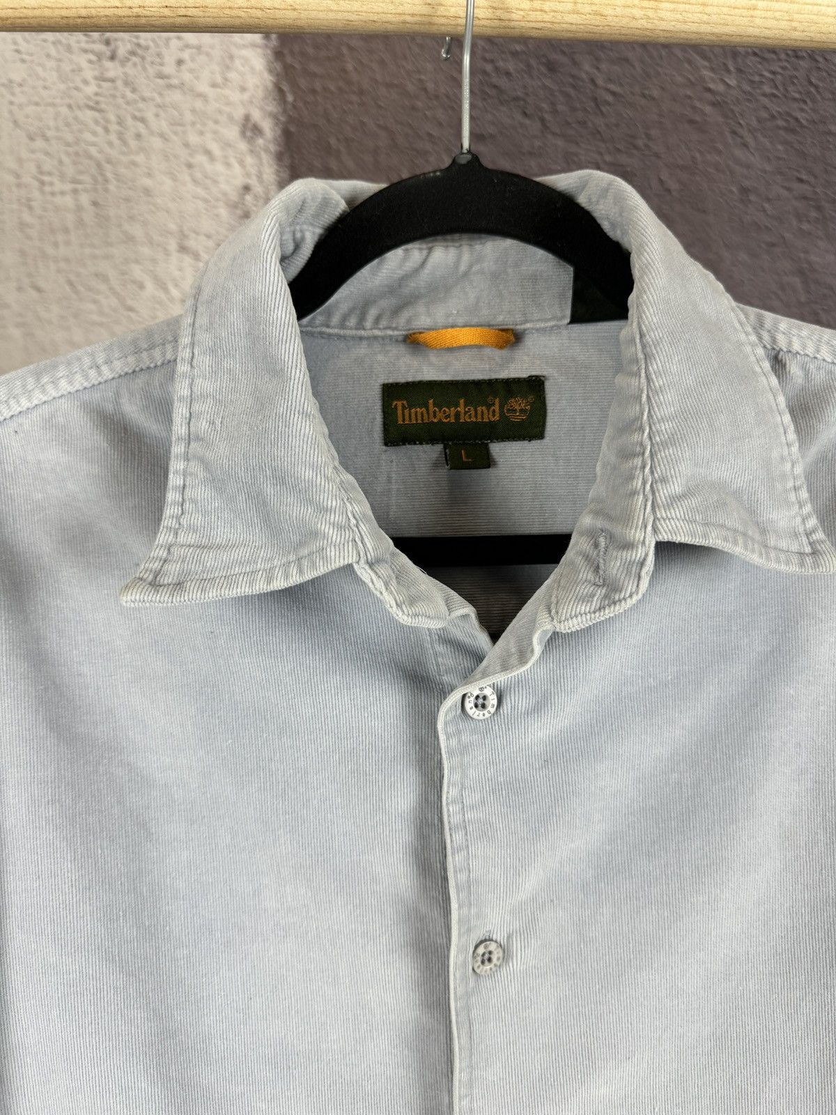 Timberland Timberland vintage 90s heavy corduroy blue grey shirt Size US L / EU 52-54 / 3 - 10 Thumbnail