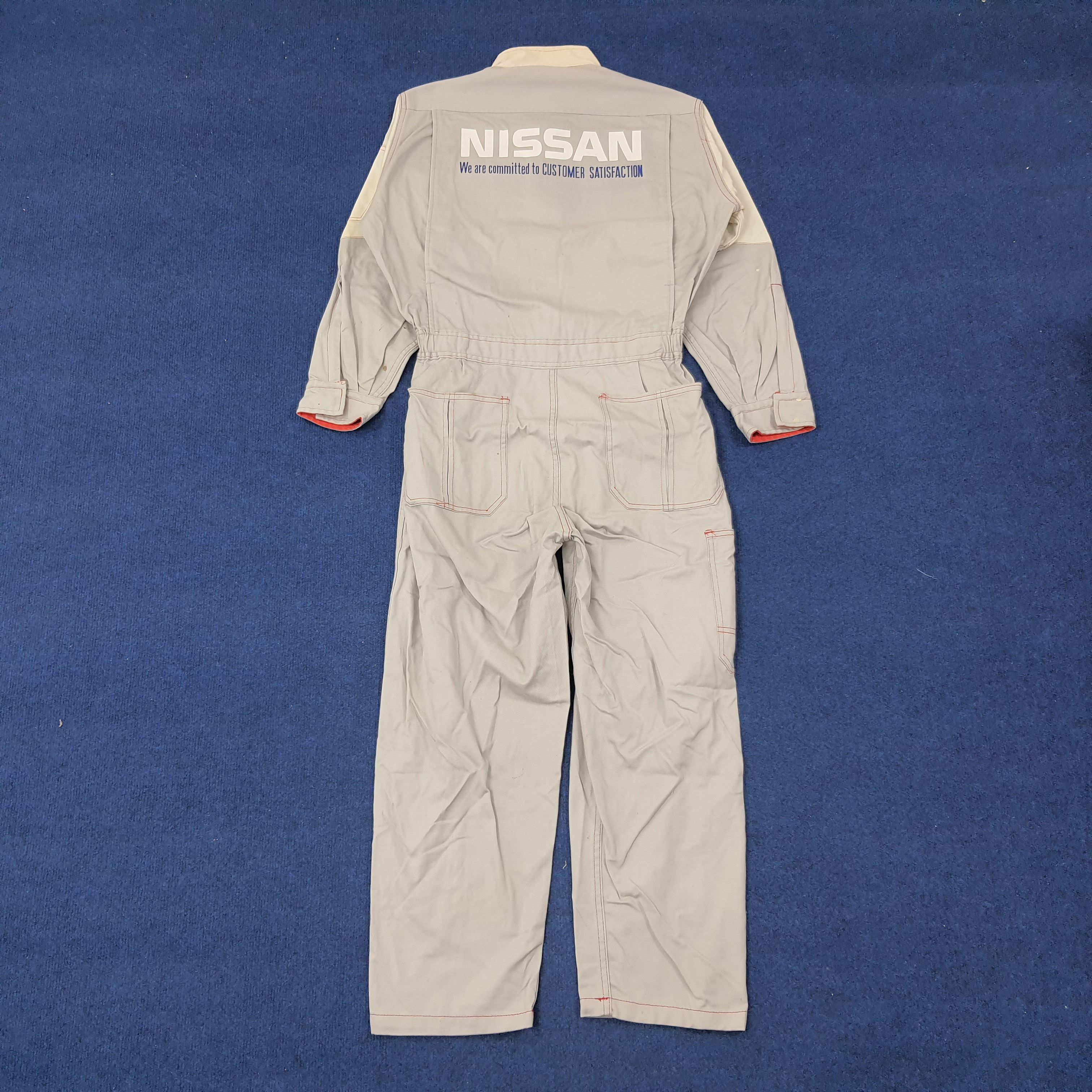 Japanese Brand × Vintage Vintage NISSAN Racing Motorsports Japan Coverall C231N25 Size US M / EU 48-50 / 2 - 3 Thumbnail