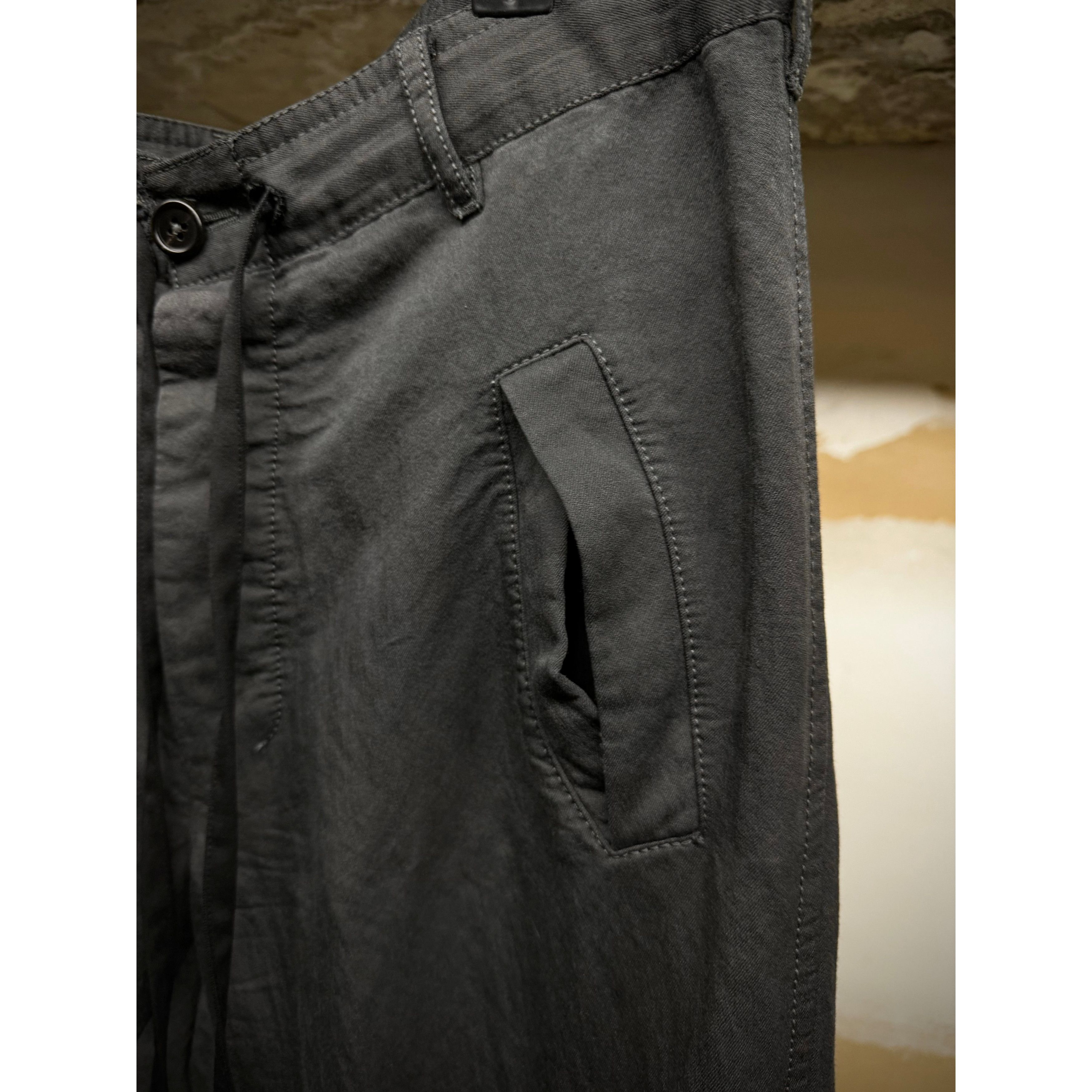 Ann Demeulemeester Ann Demeulemeester Early 00s Drawstring Cropped Riding Pants Size US 30 / EU 46 - 3 Thumbnail