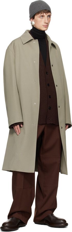 Jil Sander o1y1124 Cardigan in Burgundy Size US M / EU 48-50 / 2 - 4 Thumbnail