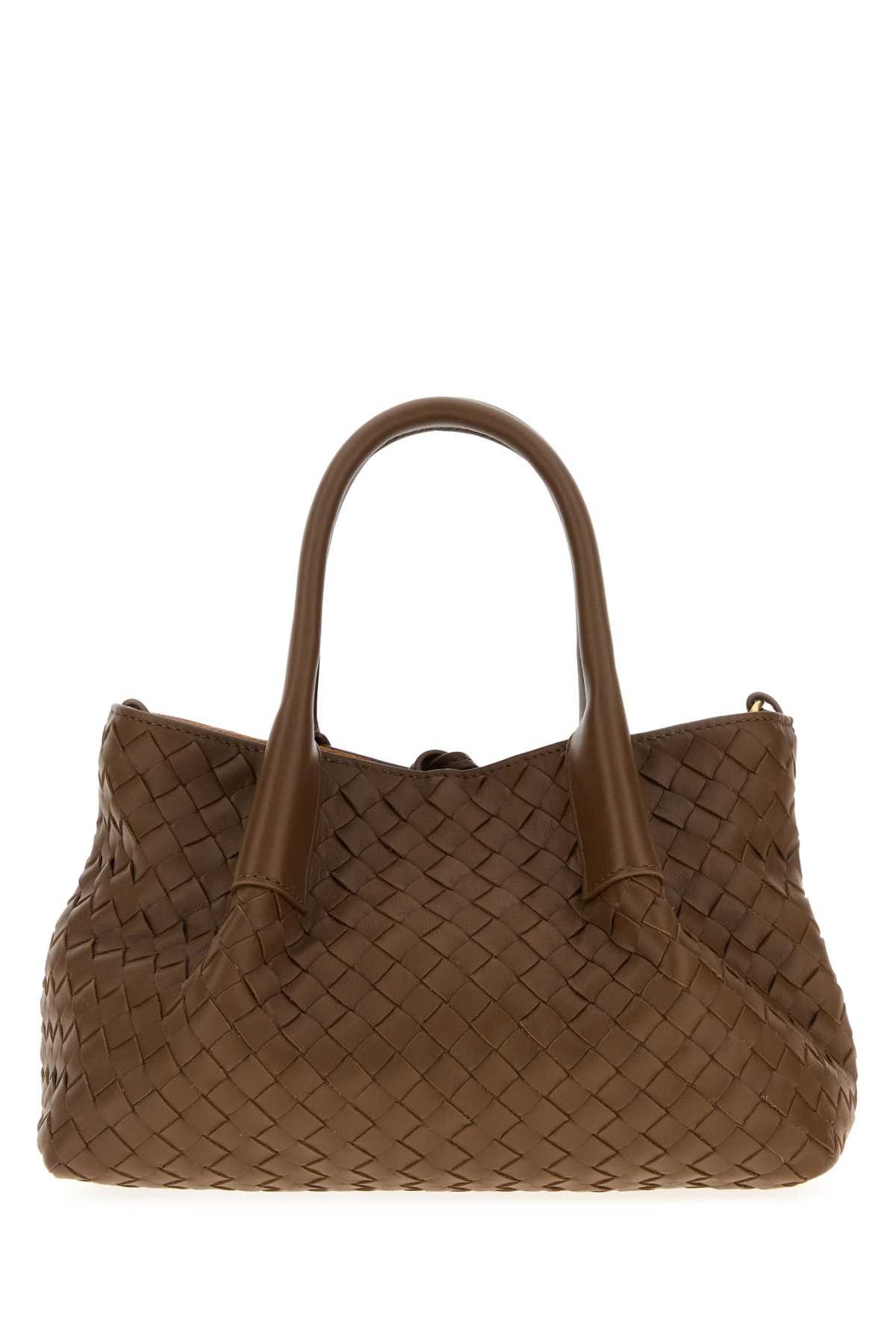 Bottega Veneta Brown Leather Small Pinacoteca Shopping Bag Size ONE SIZE - 1 Thumbnail