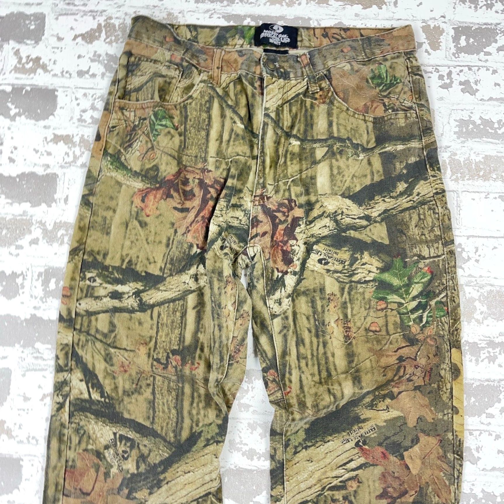 Vintage Vintage Mossy Oak Camo Jeans Men 36x30 Straight Leg Denim Pants Fall Winter Spring Summer Easy Care Size US 36 / EU 52 - 4 Thumbnail
