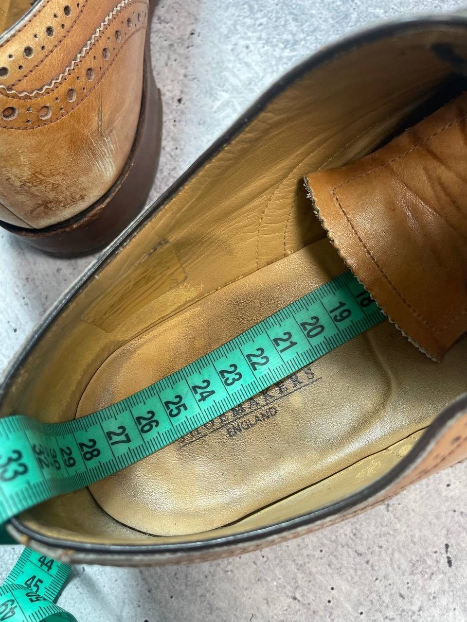 Loake Vintage Loake 1880 Ashby Tan Brouge Oxford Shoes Y2K Size US 9 / EU 42 - 12 Thumbnail