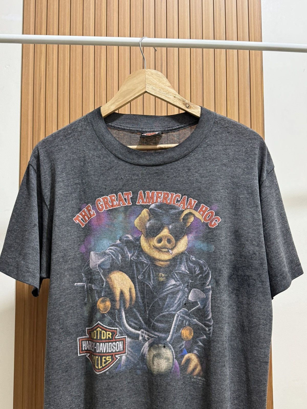 Harley Davidson Vintage harley davidson 1991 3D “The great american hog” Size US L / EU 52-54 / 3 - 3 Thumbnail
