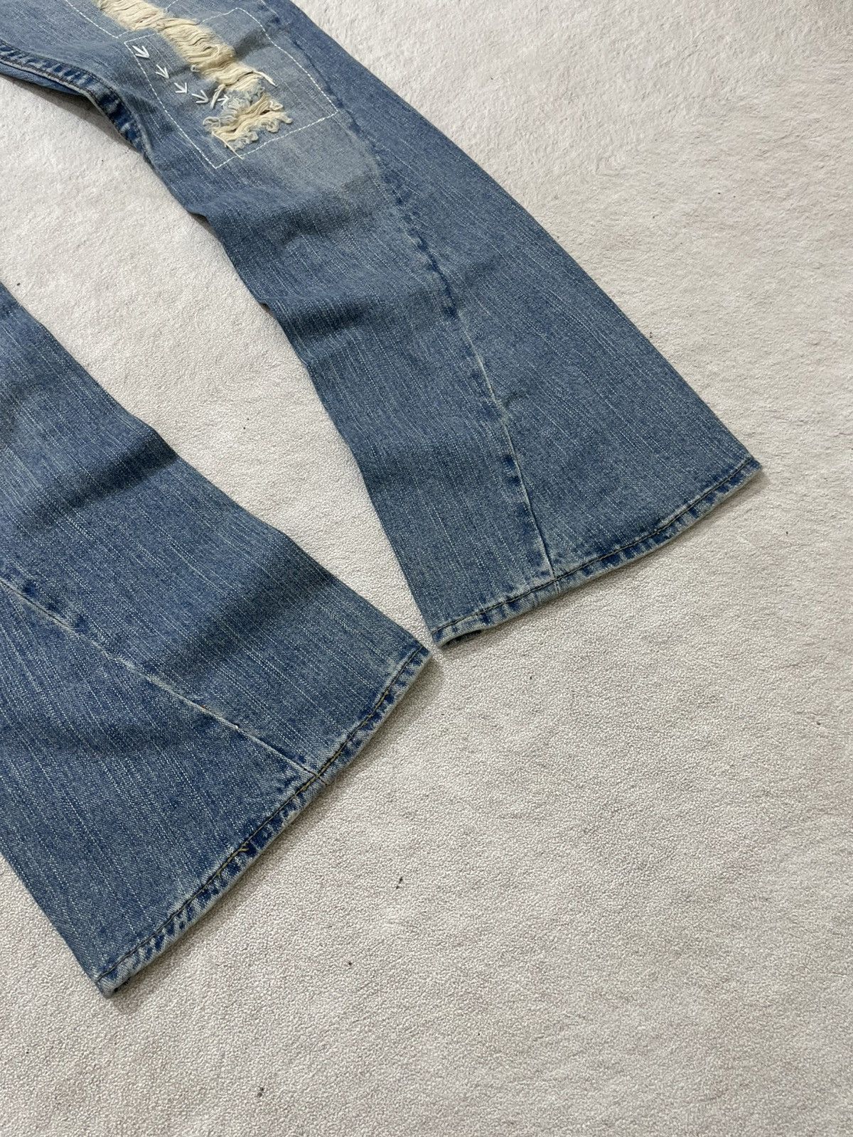 Diesel 2000s True Religion Flare Denim Patchwork Y2K Ifsix Hysteric Size 30" / US 8 / IT 44 - 6 Thumbnail