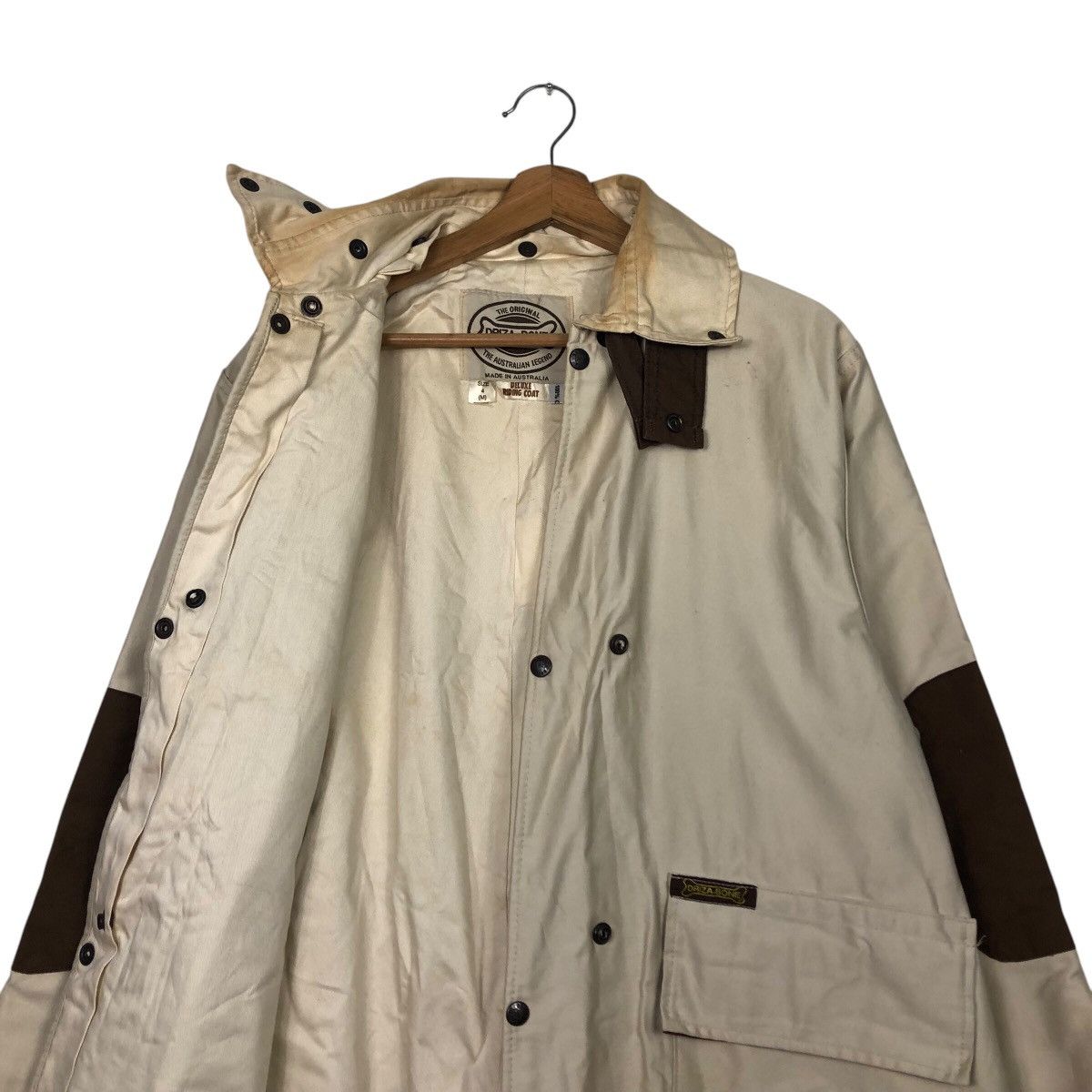 Japanese Brand 📌Vintage Long Jacket Duck Canvas Detroit Driza Bone Size US M / EU 48-50 / 2 - 14 Thumbnail