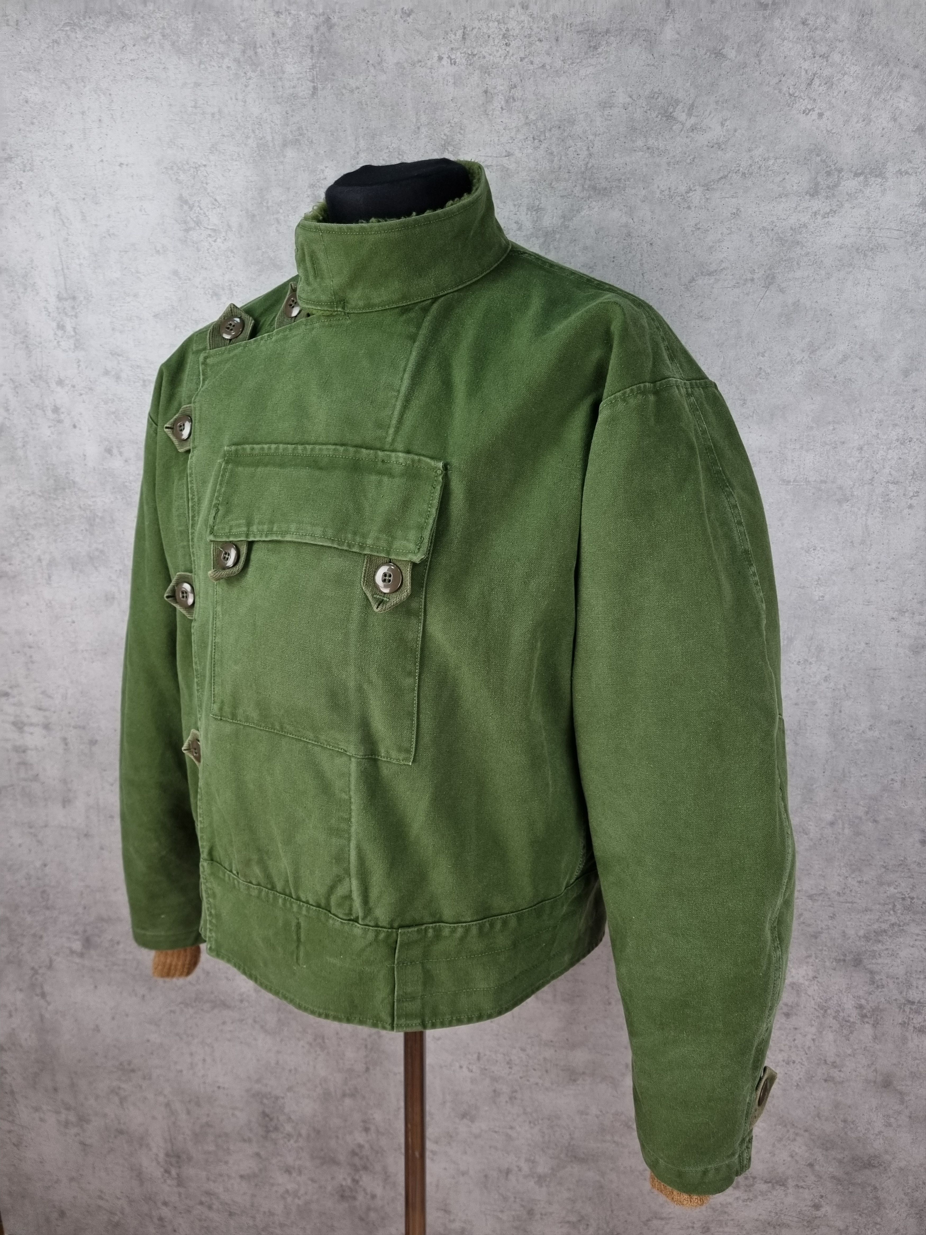 Vintage Rare 60s Authentic Swedish Army Motorcycle Jacket Size US L / EU 52-54 / 3 - 12 Thumbnail
