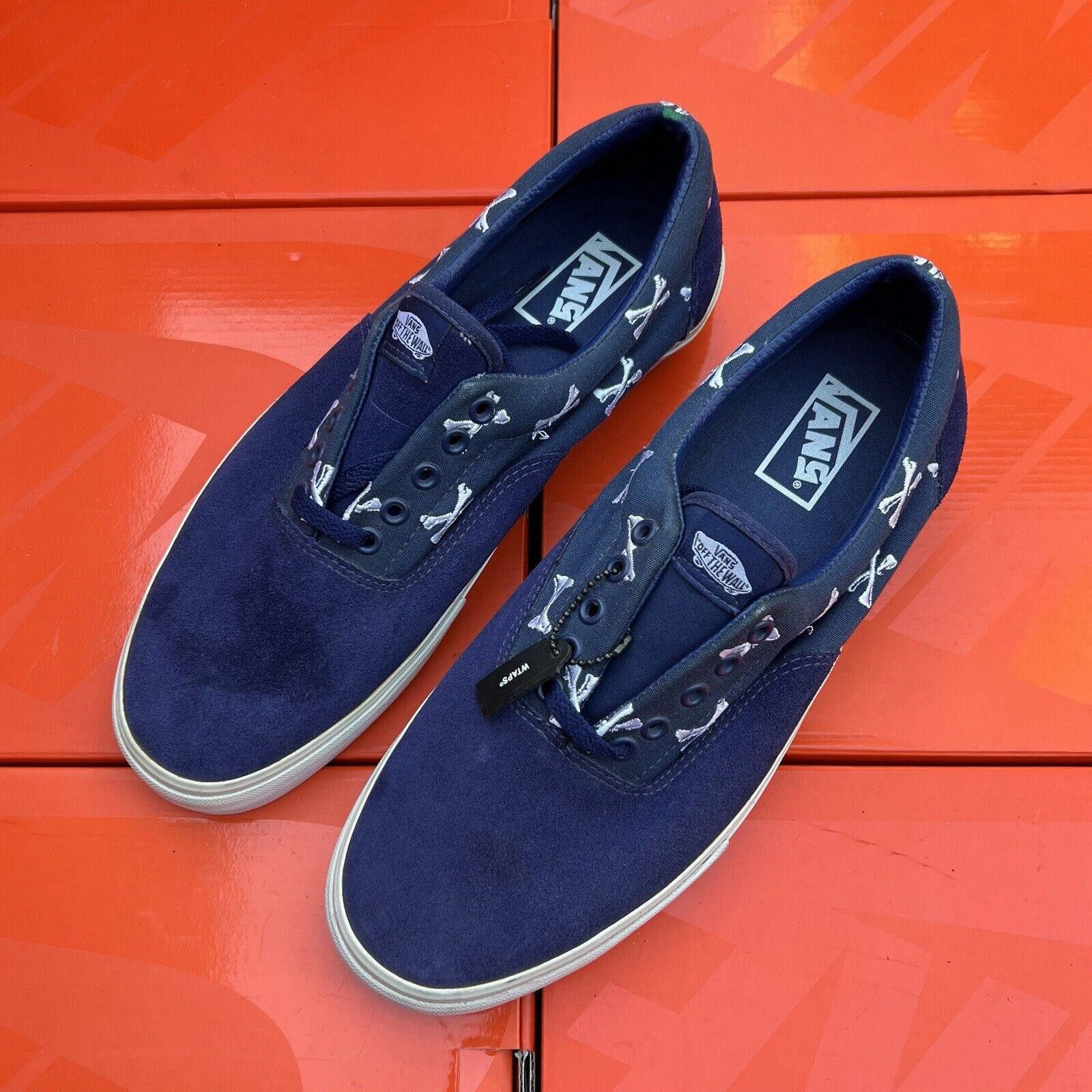 Vans 2007 VANS ERA S SYNDICATE WTAPS CROSS BONES NAVY BLUE 12 Size US 12 / EU 45 - 1 Thumbnail