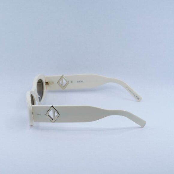 Dior Dior CD DIAMOND R1I 50F0 Sunglasses - Ivory Frame Size ONE SIZE - 6 Thumbnail