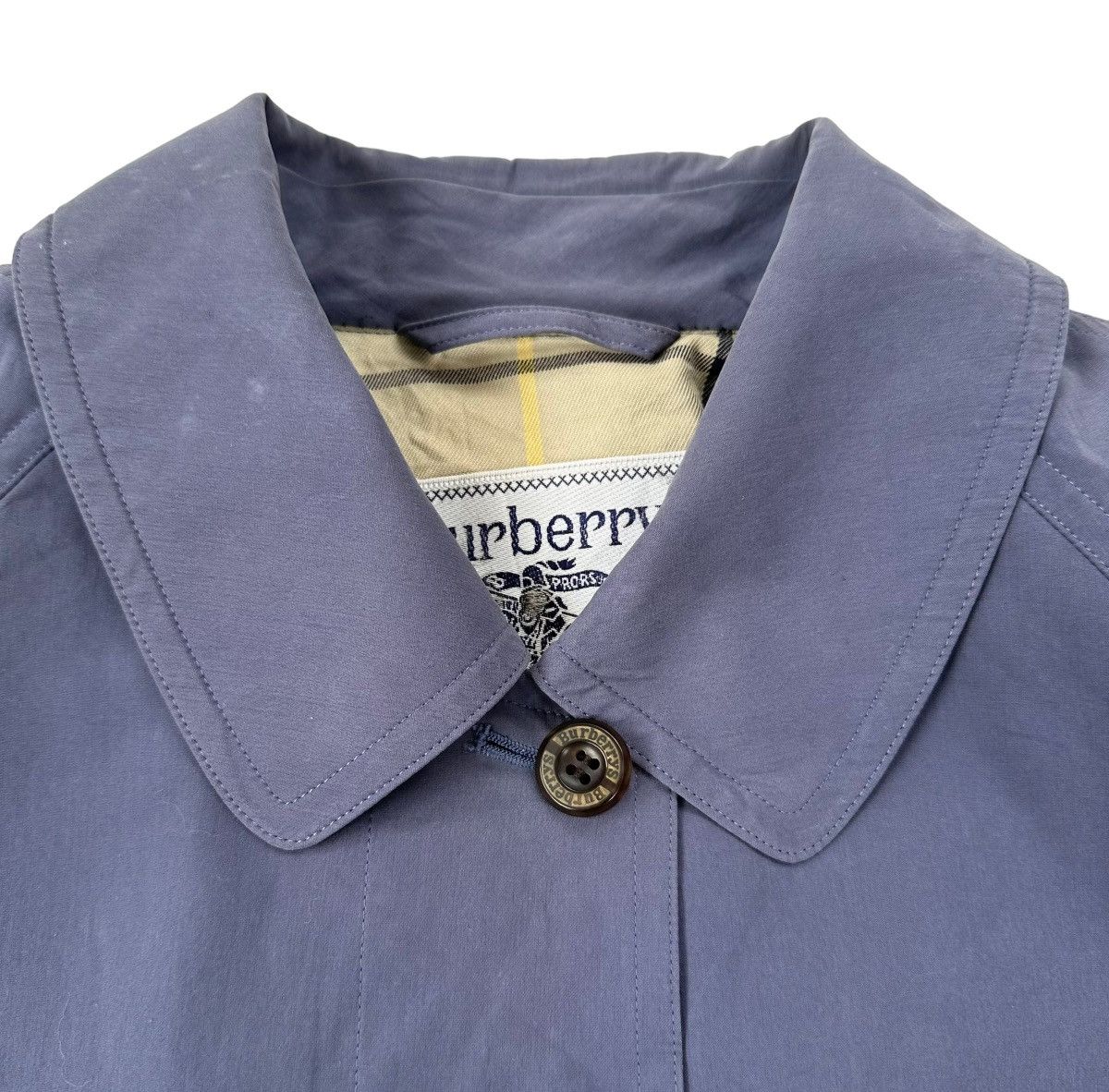 Burberry Burberry Mac Coat Classic Single-Breasted Navy Size US XL / EU 56 / 4 - 10 Thumbnail