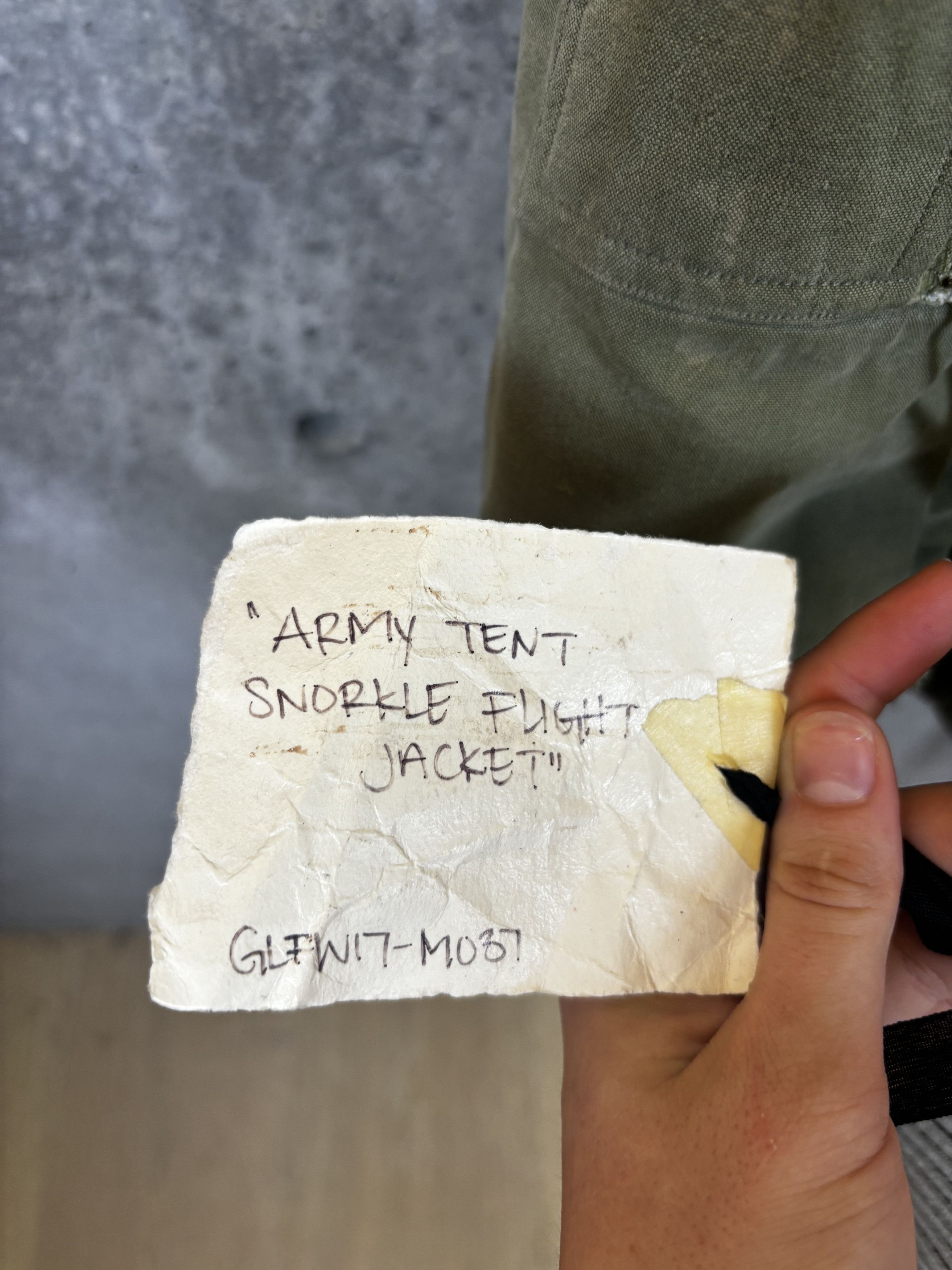 Greg Lauren *SAMPLE GREG LAUREN ARMY TENT SNORKEL FLIGHT JACKET VINTAGE Size US M / EU 48-50 / 2 - 3 Thumbnail
