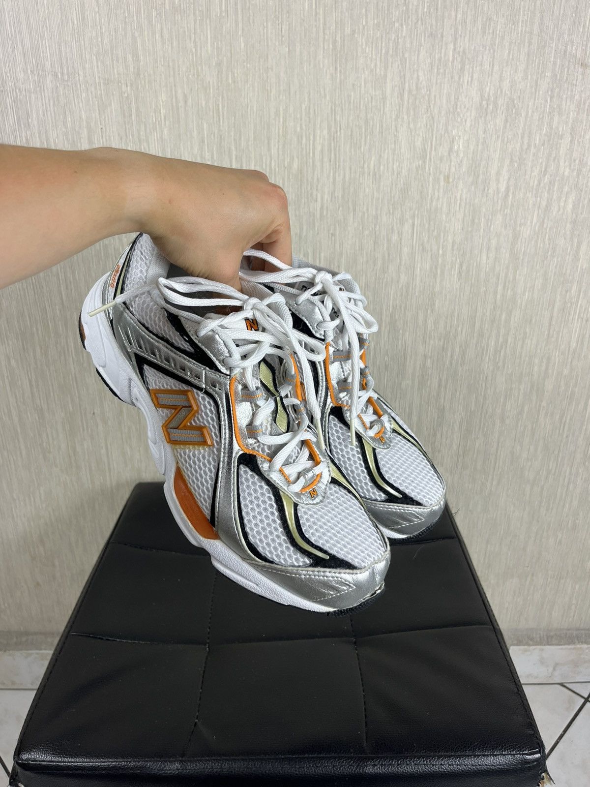 New Balance × Vintage Vintage New Balance 911 retro silver classic shoes sneakers Size US 9 / EU 42 - 25 Thumbnail