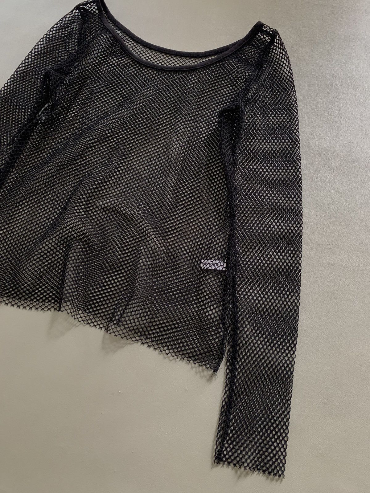 If Six Was Nine × Japanese Brand × Le Grande Bleu (L.G.B.) Coqule Japanese Fishnet Mesh Longsleeve Size US S / EU 44-46 / 1 - 2 Thumbnail