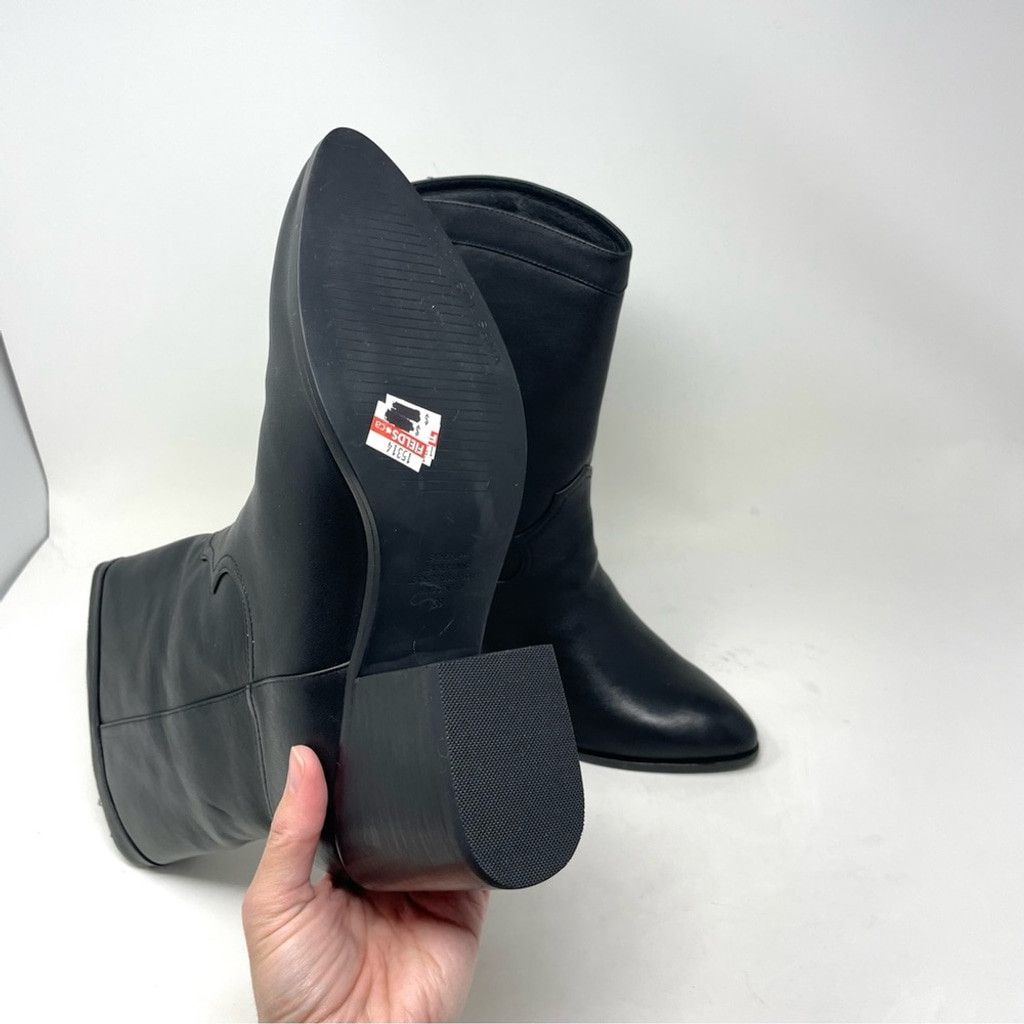 Other NEW SOL SANA Handcrafted Black Leather Western Boots Size 39 Size US 8 / IT 38 - 7 Thumbnail