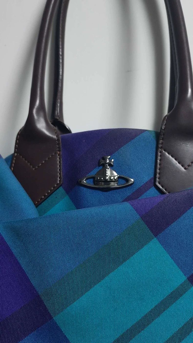 Vivienne Westwood Vivienne Westwood size os Blue checkered Yasmin bowling bag Size ONE SIZE - 3 Thumbnail