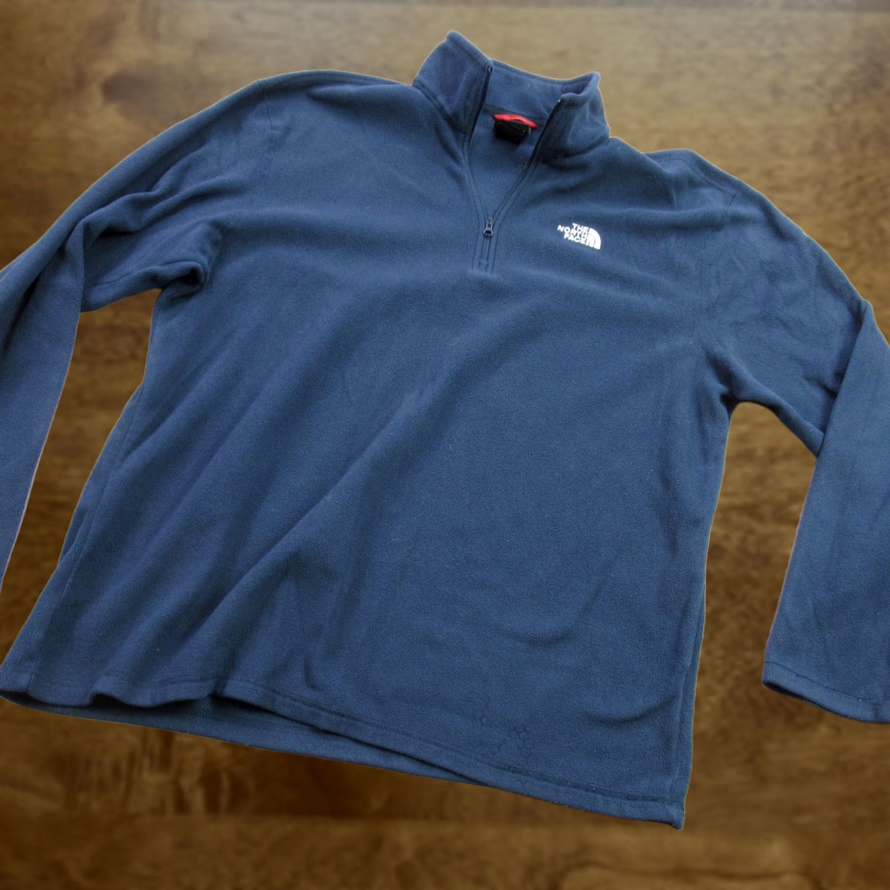 The North Face The North Face Pullover Mens Large Long Sleeve 1/4 Zip Casual Lightweight Blue Size US L / EU 52-54 / 3 - 1 Thumbnail