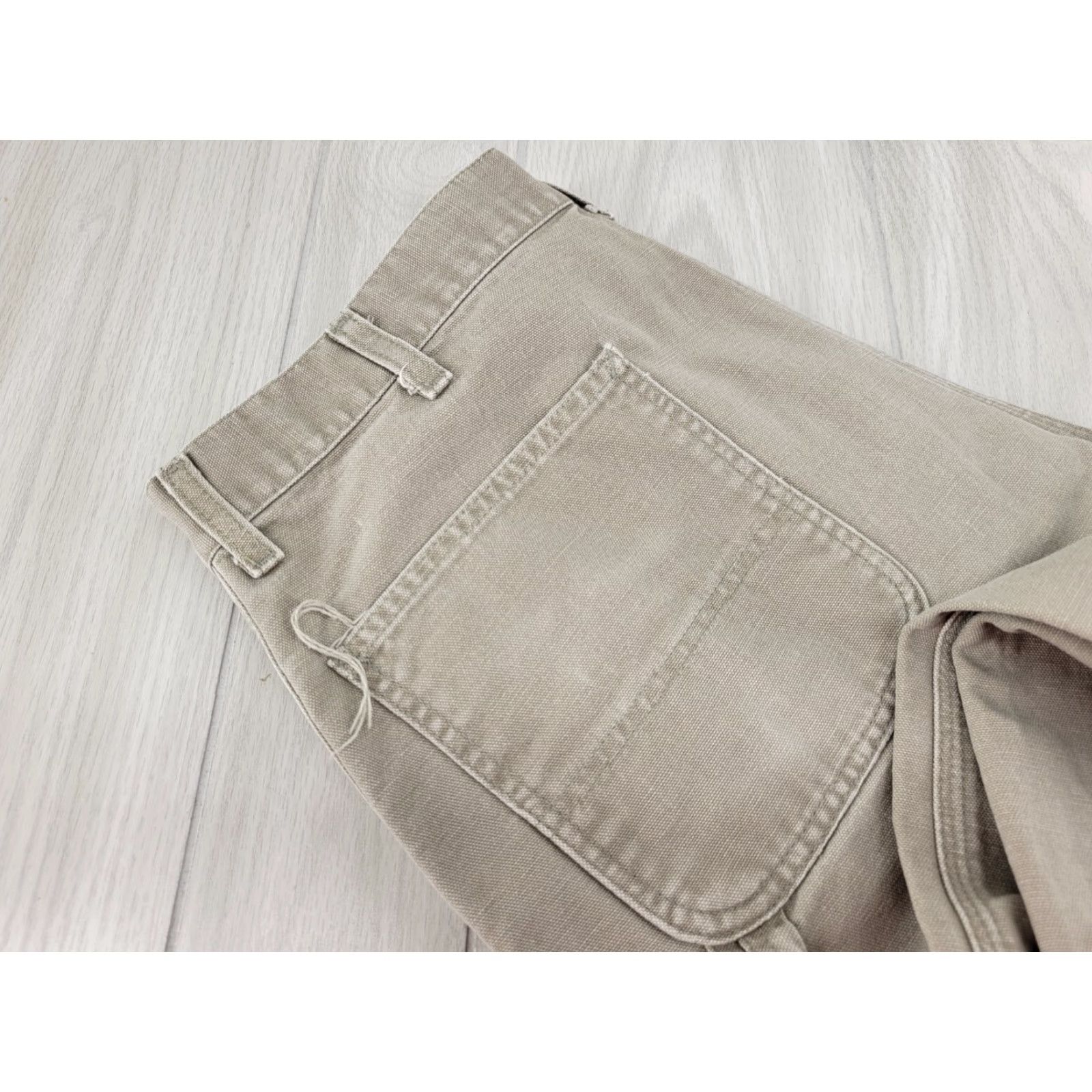 Carhartt Carhartt Jeans Gray Mens 38x29 Dungaree Fit 40x30 Regular Zip Inseam 29 Straight Vintage No Size US 38 / EU 54 - 6 Thumbnail