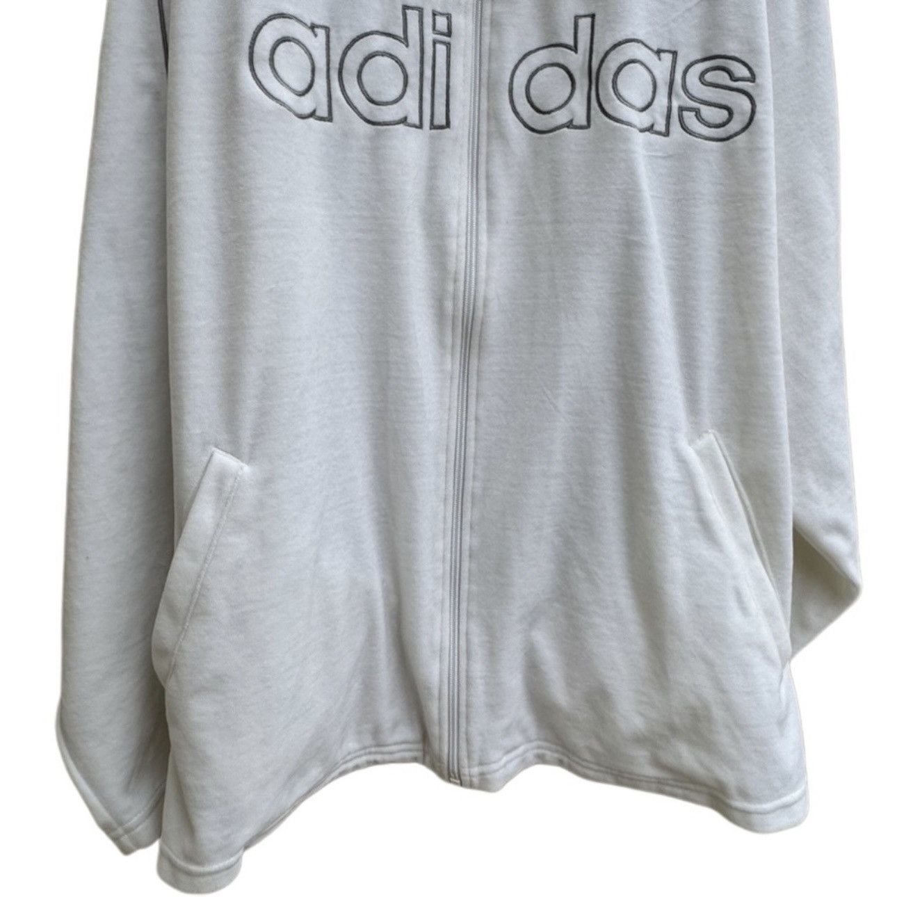 Adidas Rare Retro Adidas 4 Sight Zip-Up w/ Pockets Velour Jacket Size US XL / EU 56 / 4 - 2 Thumbnail