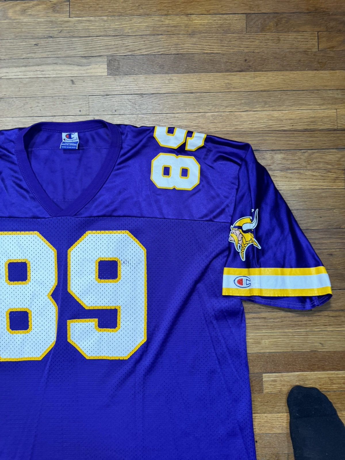 Champion × Vintage Vintage Matthew Hatchette Minnesota Vikings Champion Jersey Size US XXL / EU 58 / 5 - 4 Thumbnail