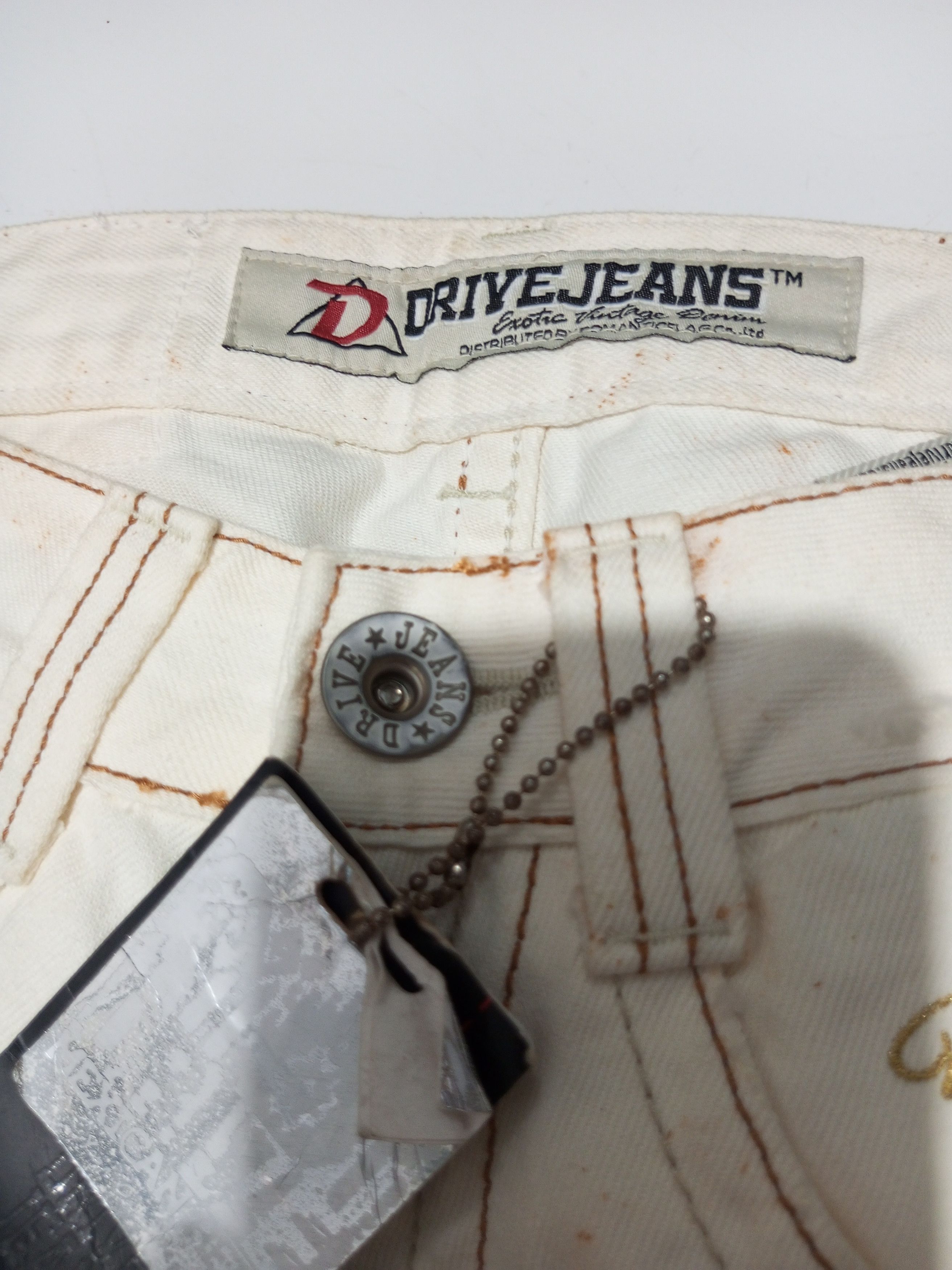 20471120 Vintage drive jeans super flared distressed denim Size US 26 / EU 42 - 9 Thumbnail