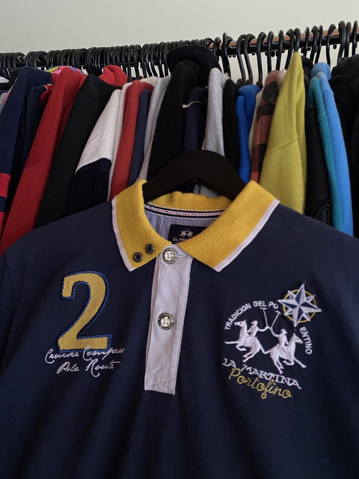 La Martina VINTAGE LA MARTINA PORTOFINO POLO SHIRT Size US XL / EU 56 / 4 - 5 Thumbnail