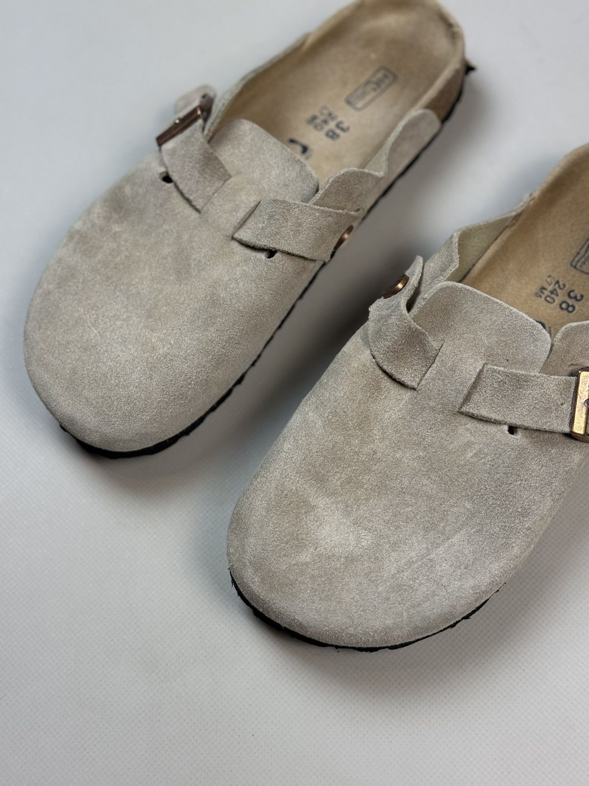Birkenstock Birkenstock Boston Ladies Suede Clogs Sabo Shoes Flats Size US 7 / IT 37 - 9 Thumbnail