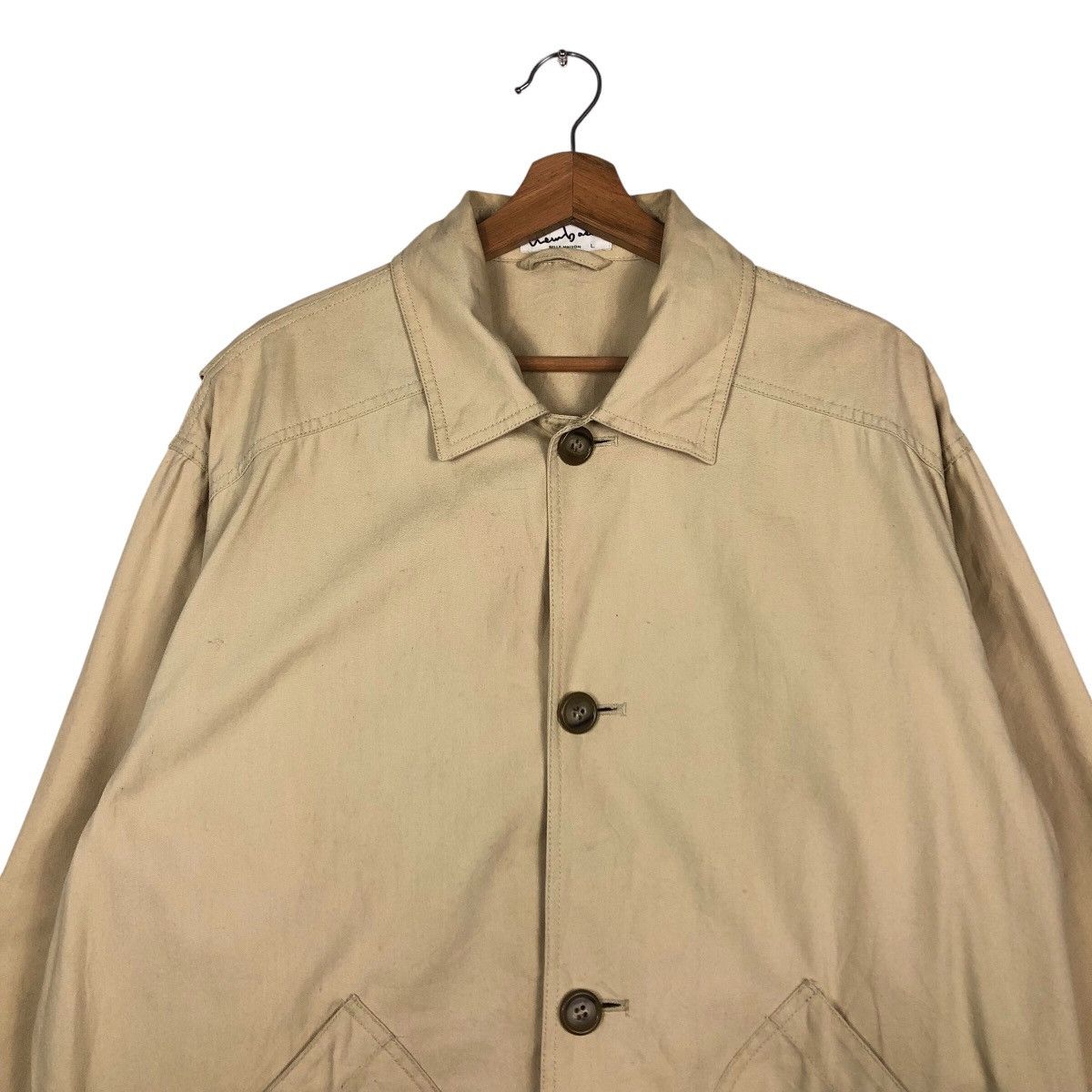 Japanese Brand × Vintage 📌Vintage Belle Maison Chore Jacket Worker Big Pocket Size US L / EU 52-54 / 3 - 4 Thumbnail