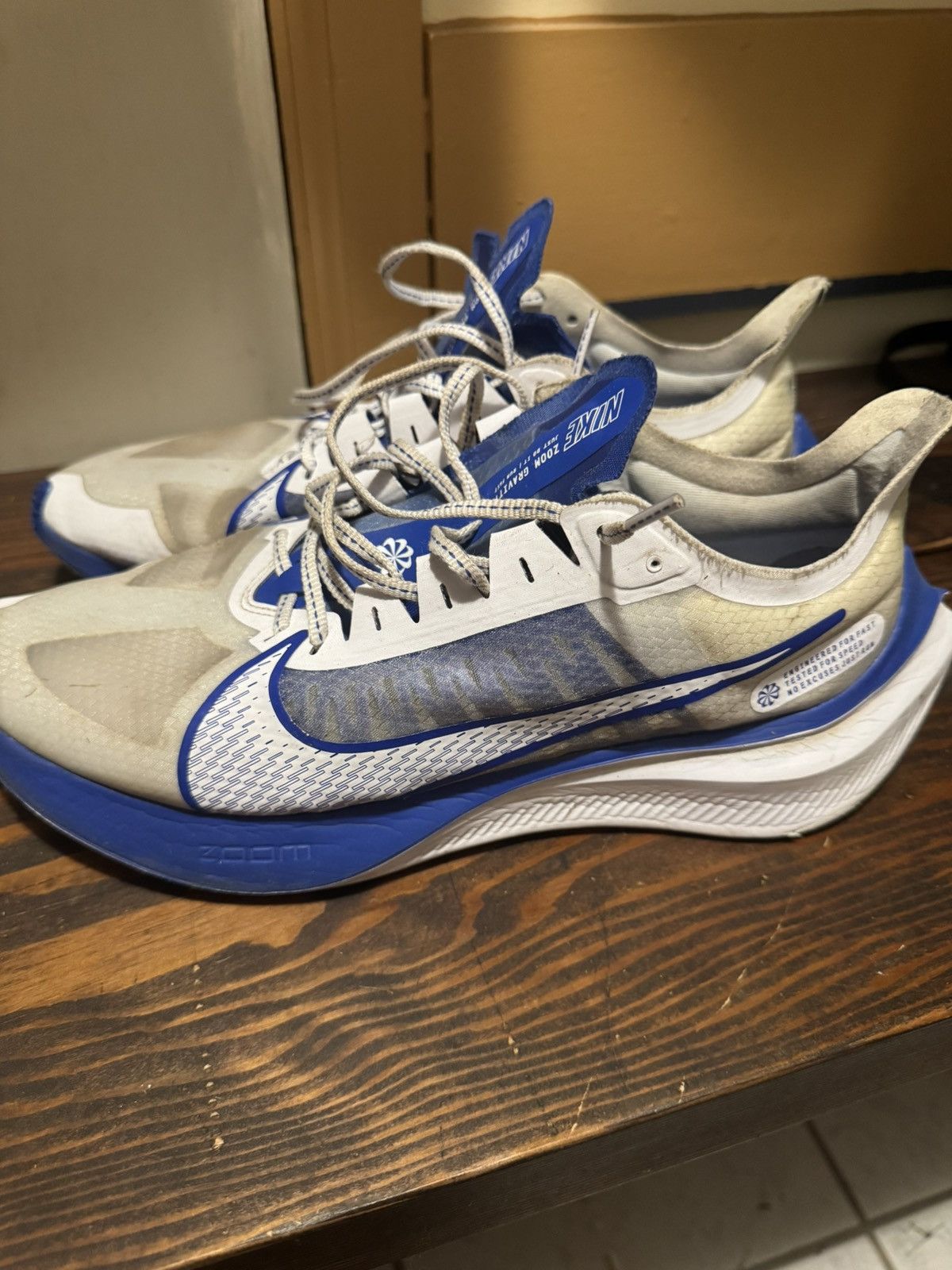 Nike Nike Zoom Gravity White Racer Blue Size US 10.5 / EU 43-44 - 1 Thumbnail
