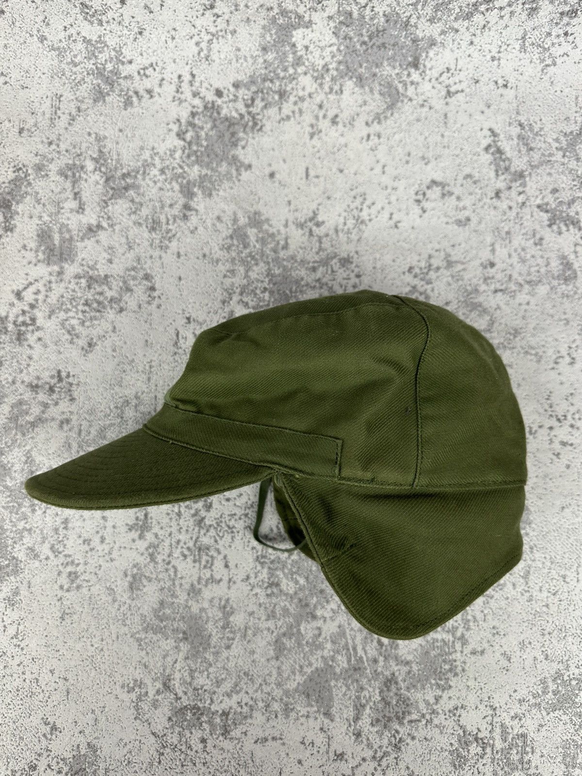 Vintage Vintage Swedish Military Winter Cap Ear Flap Patrol Hat Size ONE SIZE - 1 Thumbnail