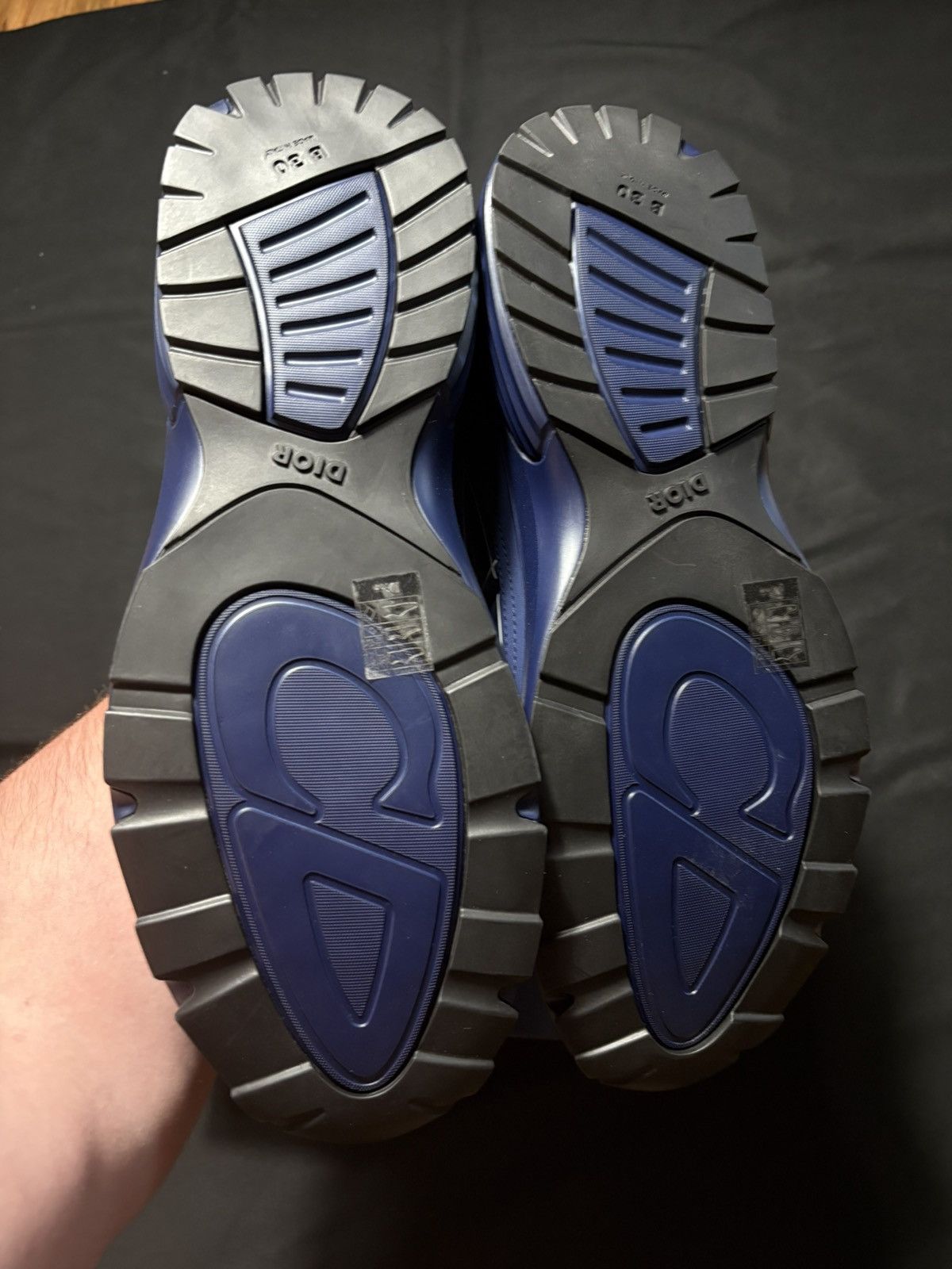 Dior Dior B30 Navy Sneakers - Size 48 Size US 15 / EU 48 - 5 Thumbnail