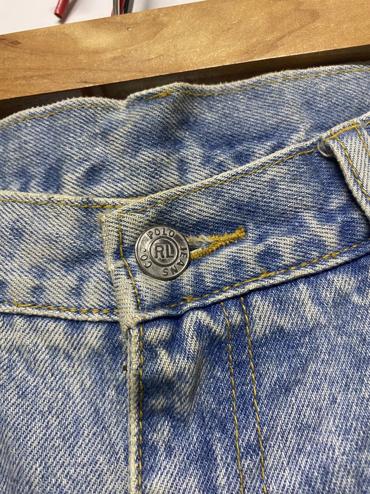 Polo Ralph Lauren × Ralph Lauren × Vintage Ralph Lauren Polo Jeans Co. Relaxed Loose Denim Jeans 34x34 Size US 34 / EU 50 - 9 Thumbnail
