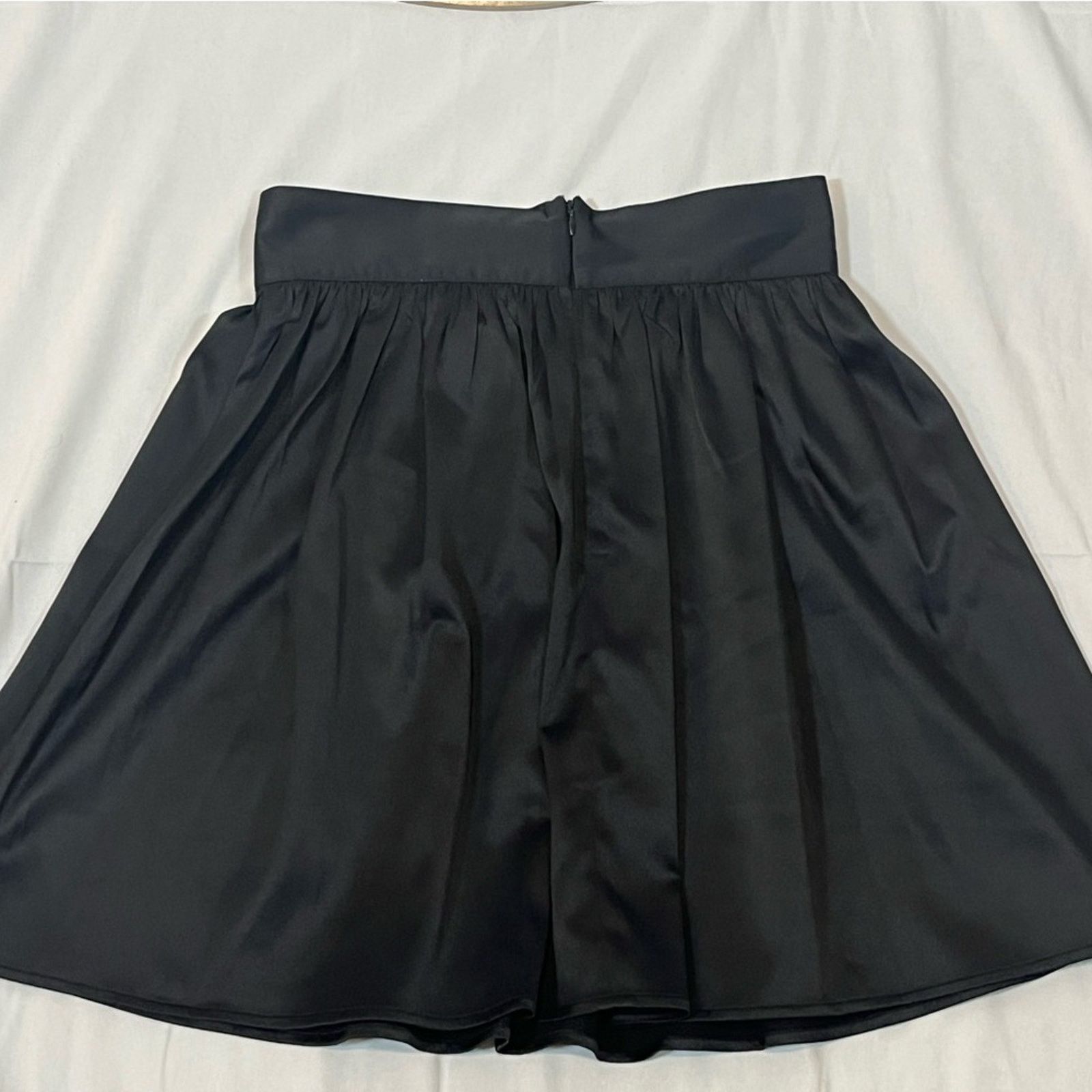 Fiorucci Fiorucci Black Satin Skirt With Studded Bow Size 27" / US 4 / IT 40 - 4 Thumbnail