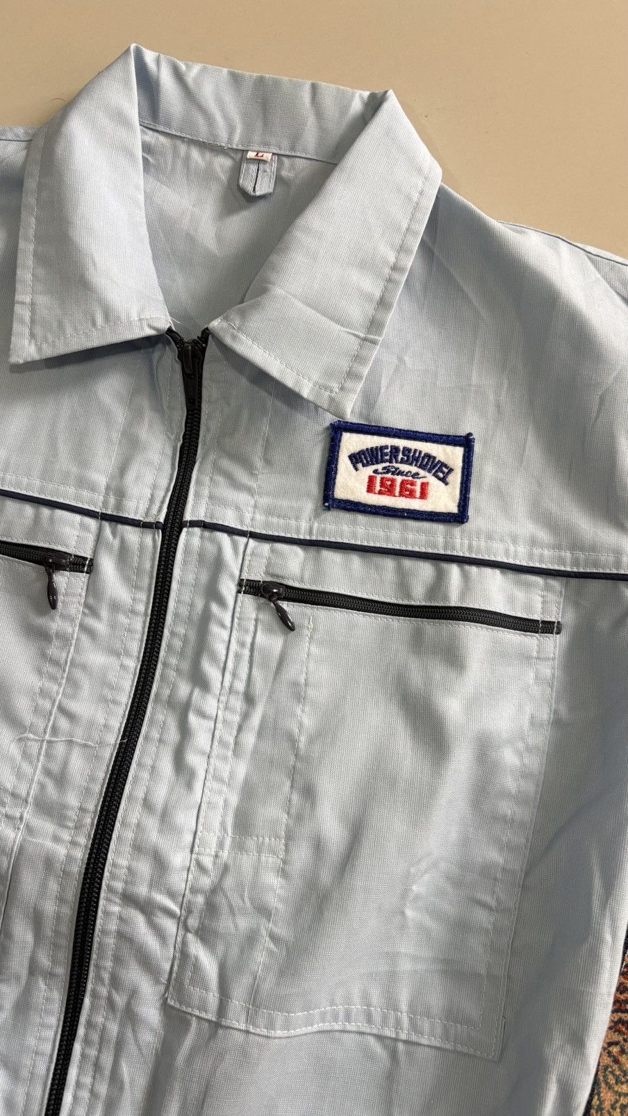 Vintage Vintage power shovel Mitsubishi coverall japan Size US 31 - 3 Thumbnail
