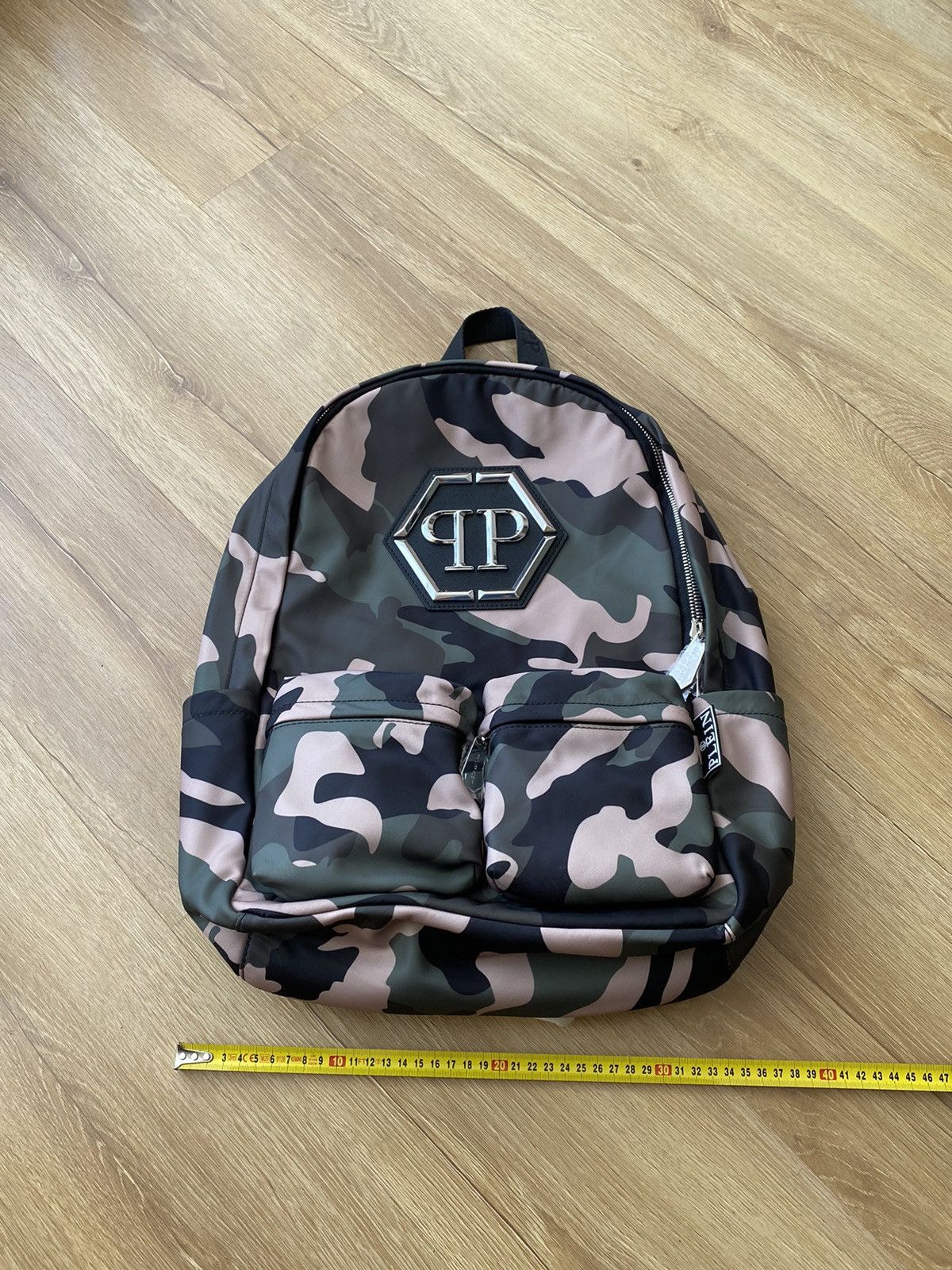 Philipp Plein Philipp Plein Hexagon Camo Backpack y2k Size ONE SIZE - 21 Thumbnail