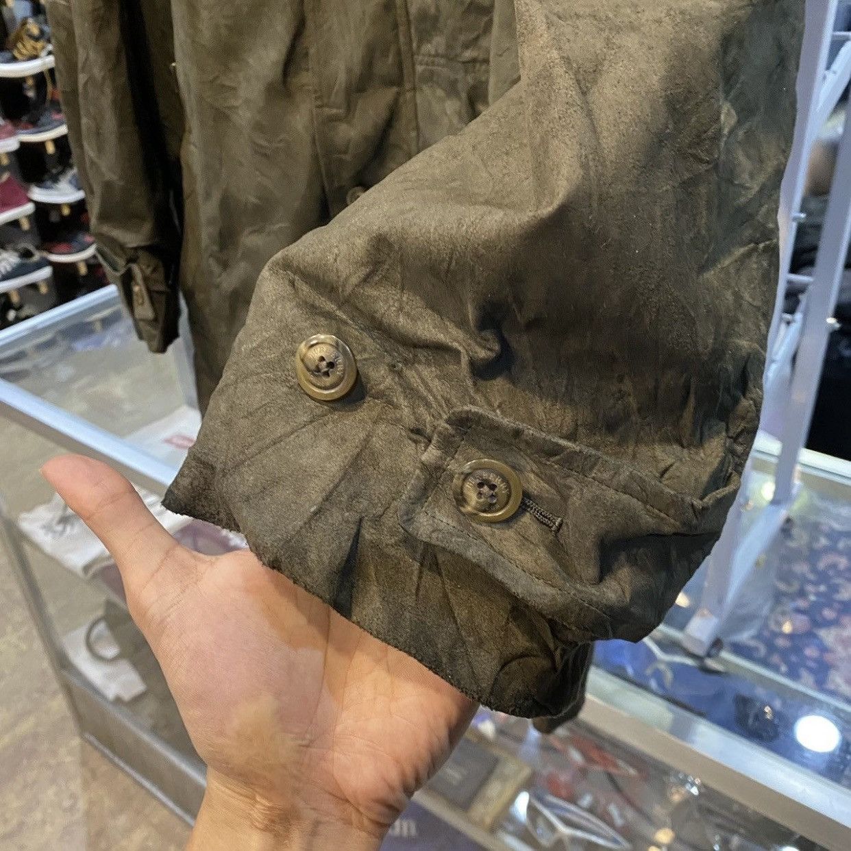 Burberry Burberry London Suede Jacket Nova Check Lined Olive/Brown Size US XL / EU 56 / 4 - 11 Thumbnail