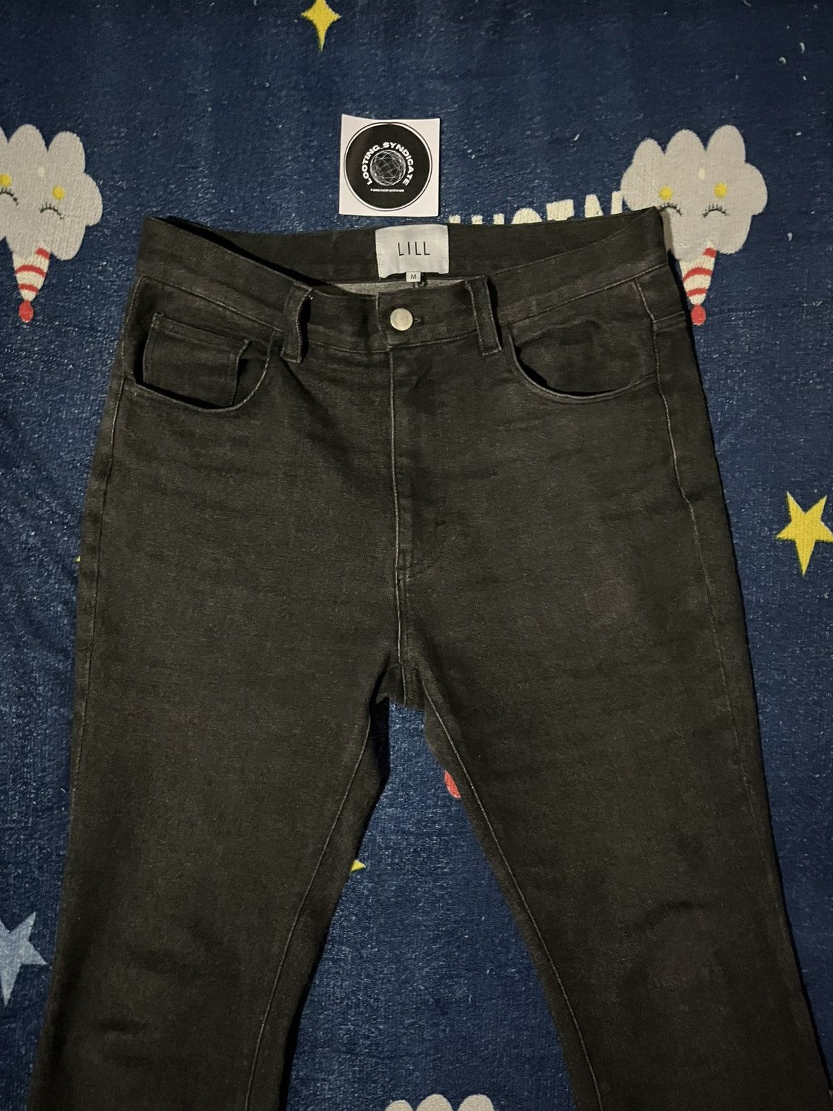 Japanese Brand LILL Skinny Flare Denim Jeans Size US 30 / EU 46 - 6 Thumbnail