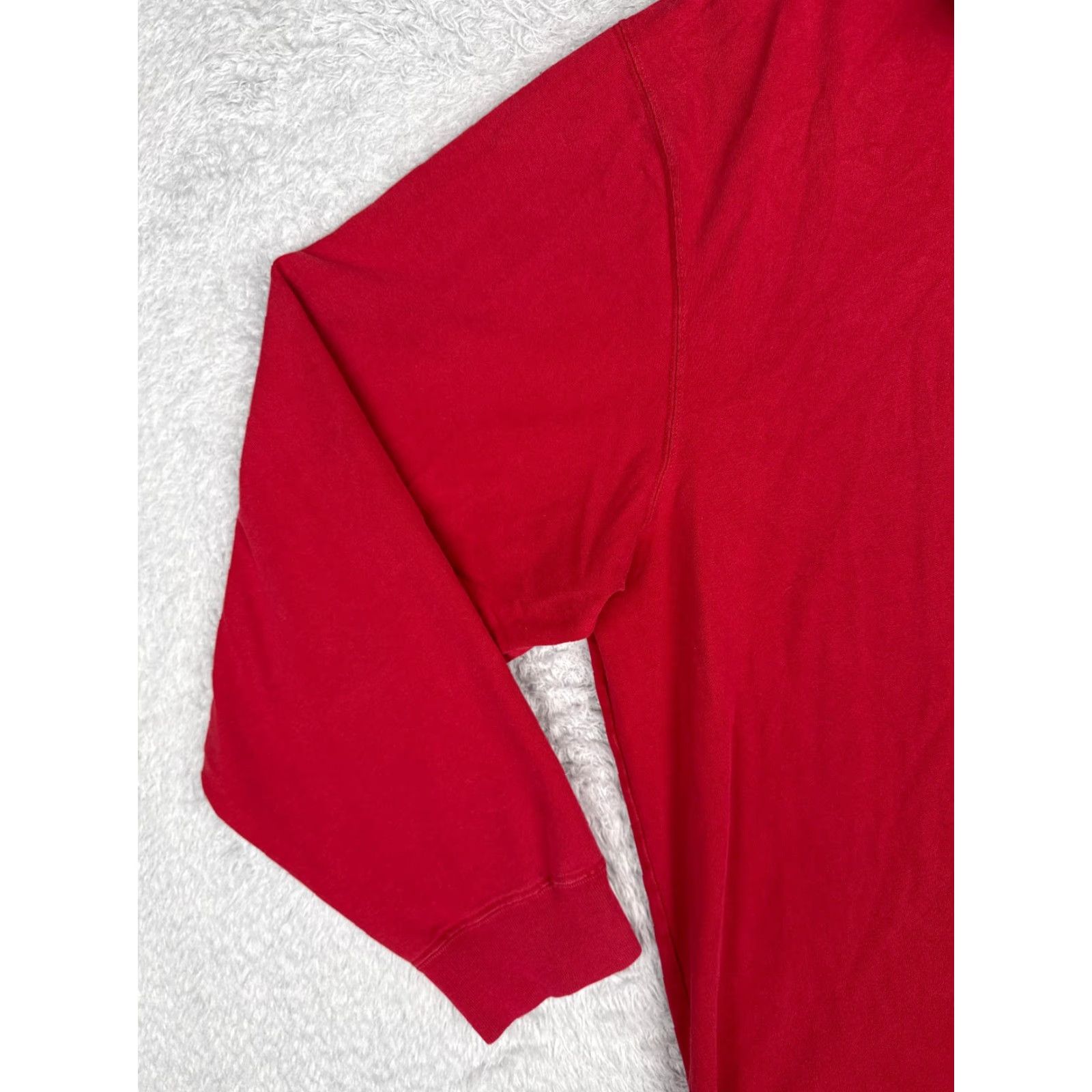 Ralph Lauren VINTAGE Ralph Lauren Polo Shirt Men XL Red Cotton Long Sleeve Size US XL / EU 56 / 4 - 3 Thumbnail