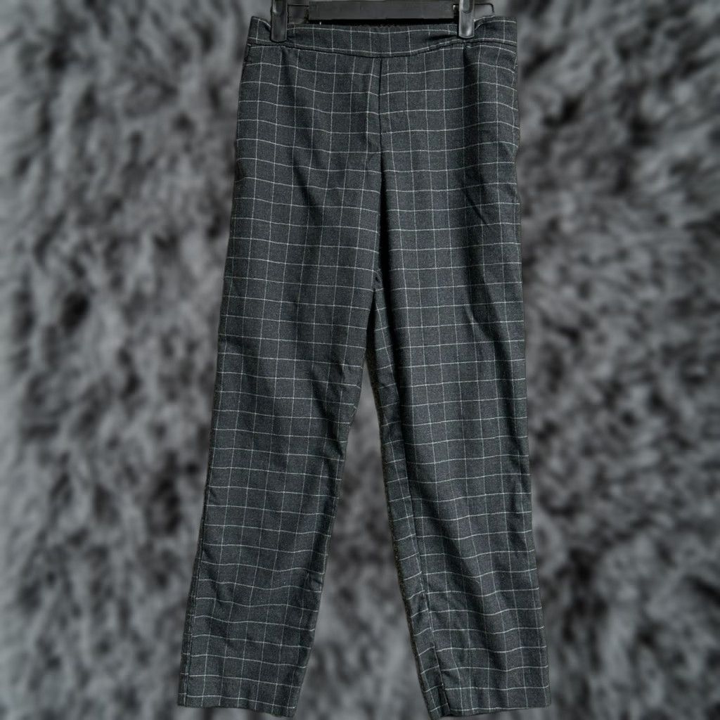 Old Navy Old Navy Pants Petite Size 2 Office Academia Preppy Plaid Windowpane Check Dress Pants Straight Leg Womens Size 26" / US 2 / IT 38 - 1 Thumbnail