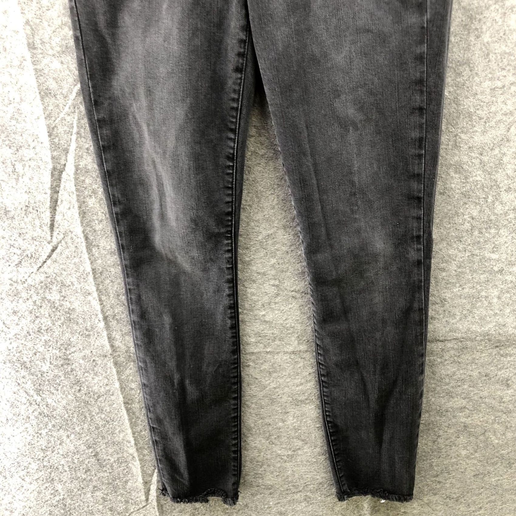 Frame FRAME Le High Raw Hem Ankle Skinny Jeans Black Women 26 Denim Slim Stretch 5-Pocket Capri? Size 26" / US 2 / IT 38 - 4 Thumbnail