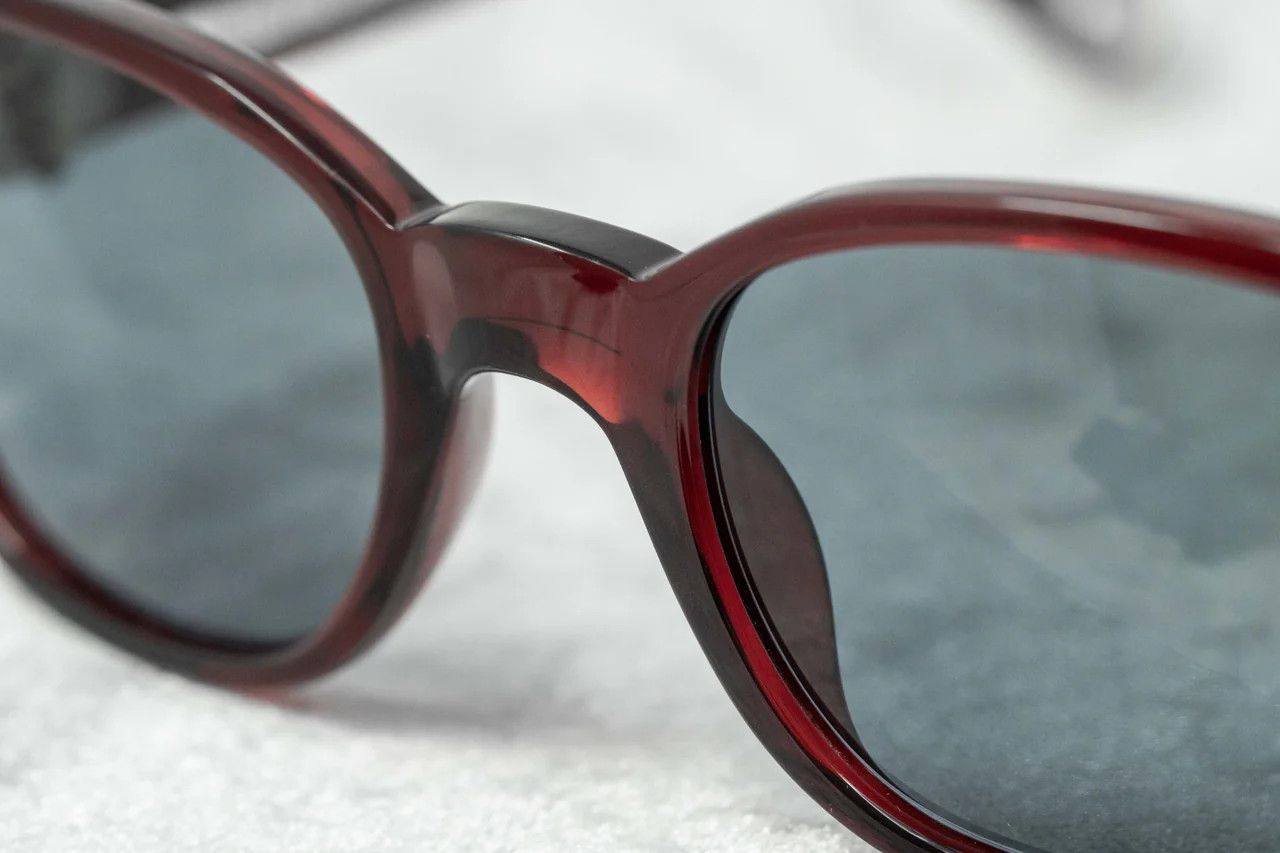Ann Demeulemeester Ann Demeulemeester Sunglasses Oval Red Silver and Blue Size ONE SIZE - 11 Thumbnail