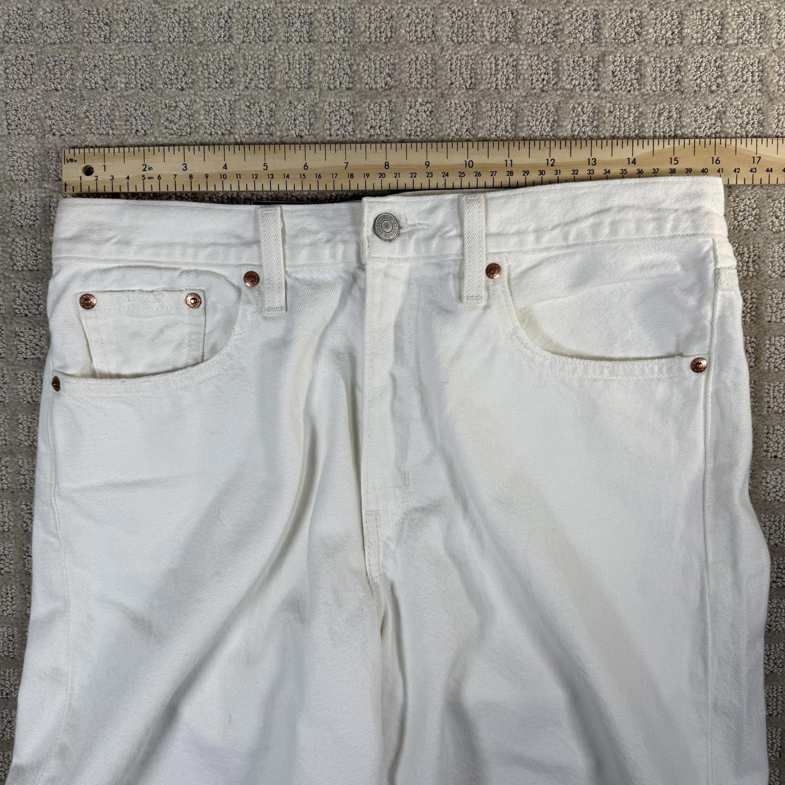 Levi’s XL Flood White Wide Leg Jeans 32x32 NWT
