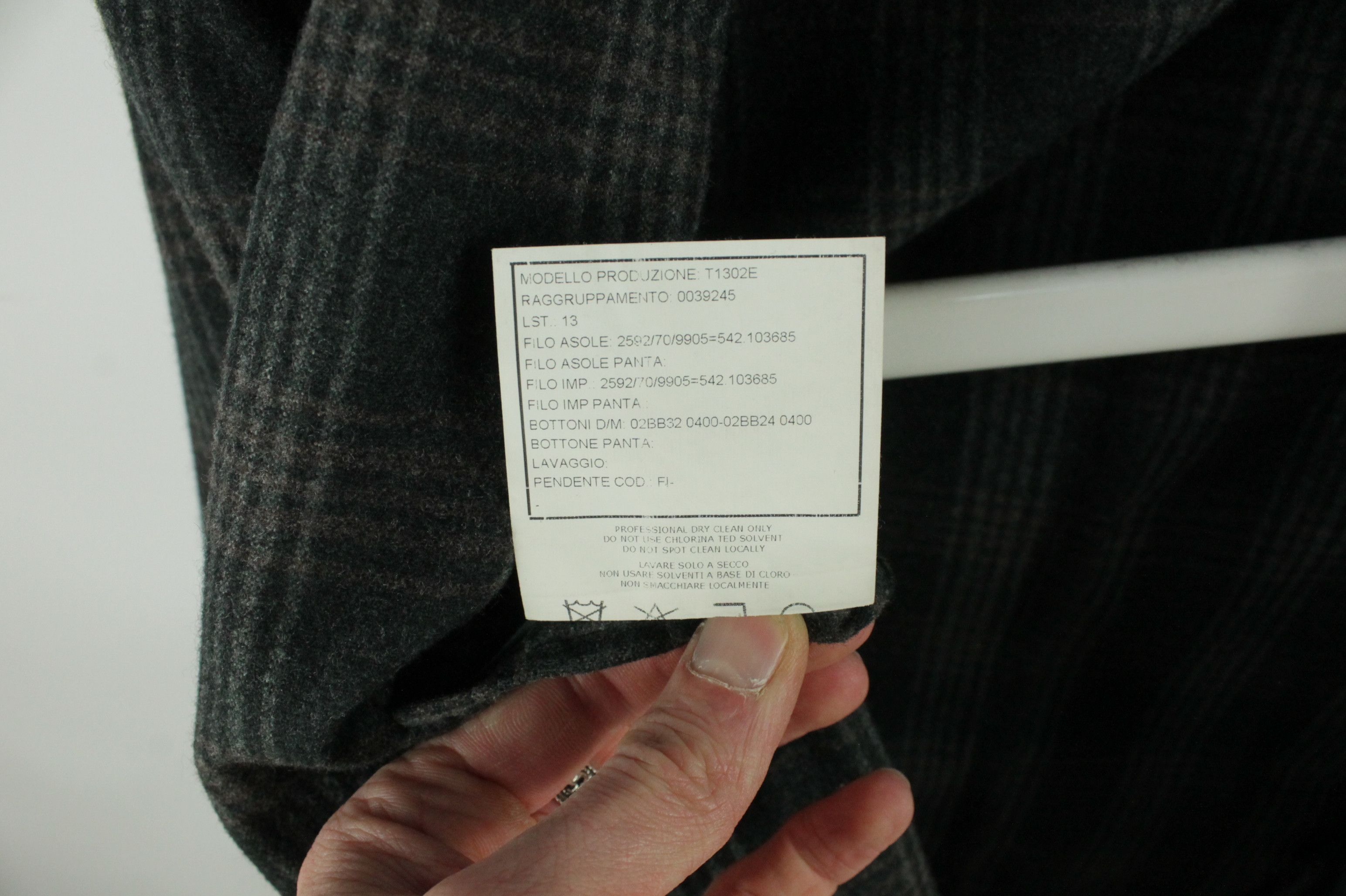 Boglioli Boglioli Dover Check Flannel Wool Slim Fit Sport Coat Jacket Size US M / EU 48-50 / 2 - 9 Thumbnail