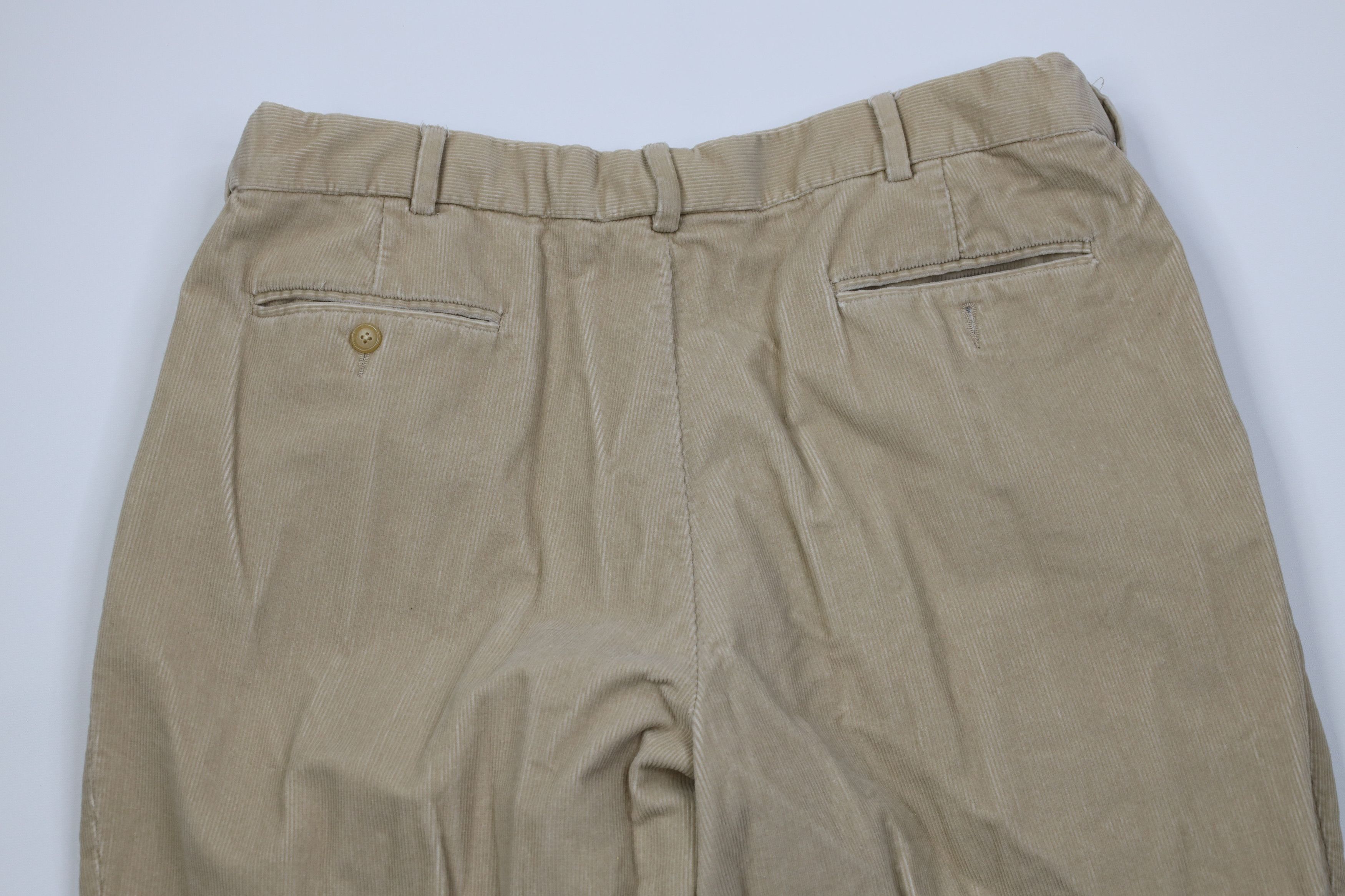 Lands' End Vintage 90s Y2K Lands End Wide Leg Corduroy Chino Pants Size US 38 / EU 54 - 8 Thumbnail