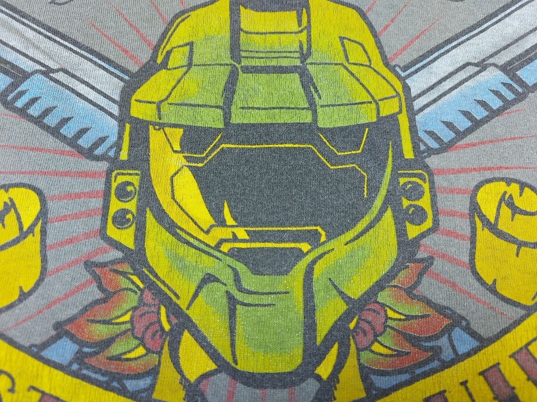 Halo × Microsoft × Vintage Vintage Halo 3 Master Chief 2007 Xbox360 Game Microsoft TEE Size US XXL / EU 58 / 5 - 4 Thumbnail