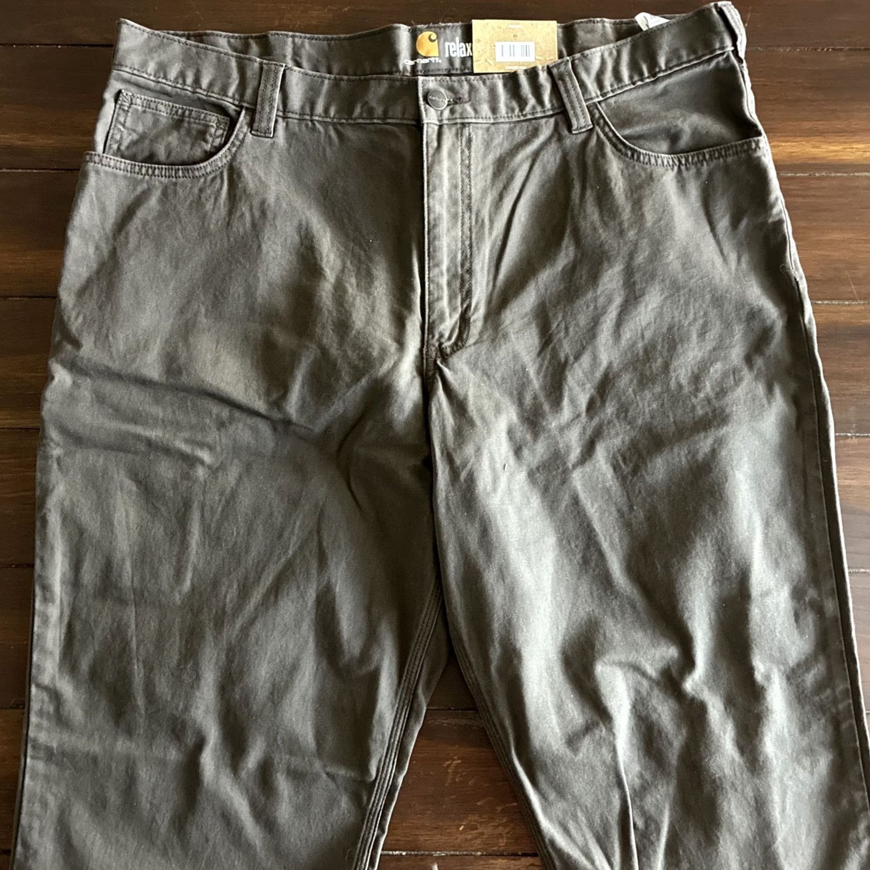 Carhartt Carhartt Pants Mens 40x32 Brown Rugged Flex Relaxed Fit Straight Canvas Work NWT Size US 40 / EU 56 - 4 Thumbnail