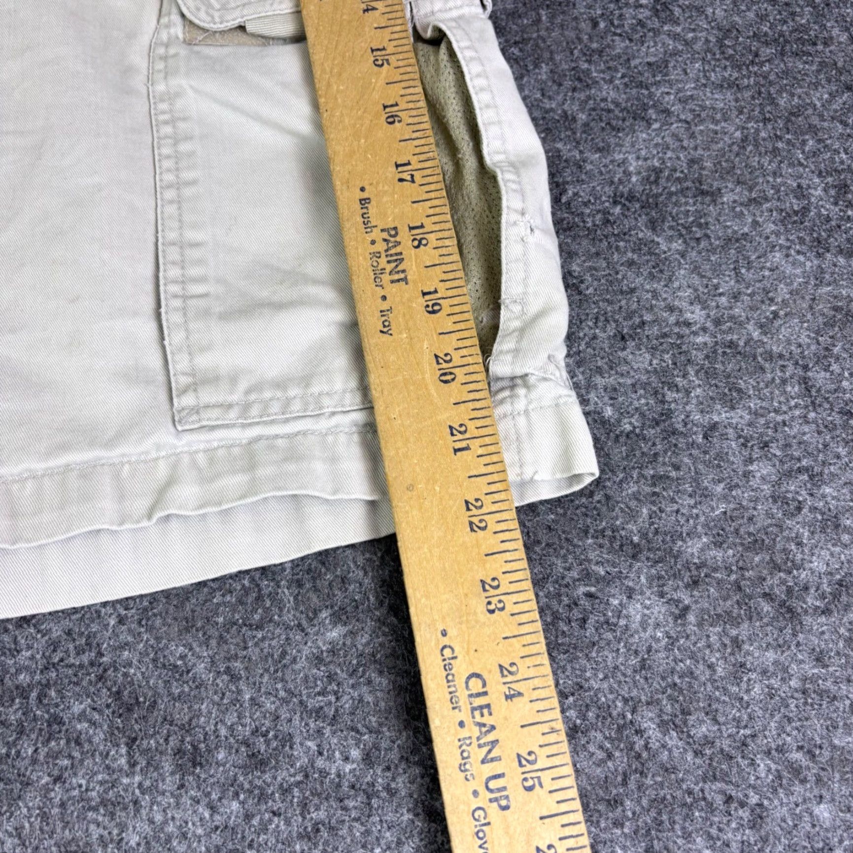 Quiksilver Quiksilver Cargo Shorts Size 36 Men Beige Cotton Twill Relaxed Cotton Cargo Pocket 90s Vintage Incel? Size US 36 / EU 52 - 5 Thumbnail