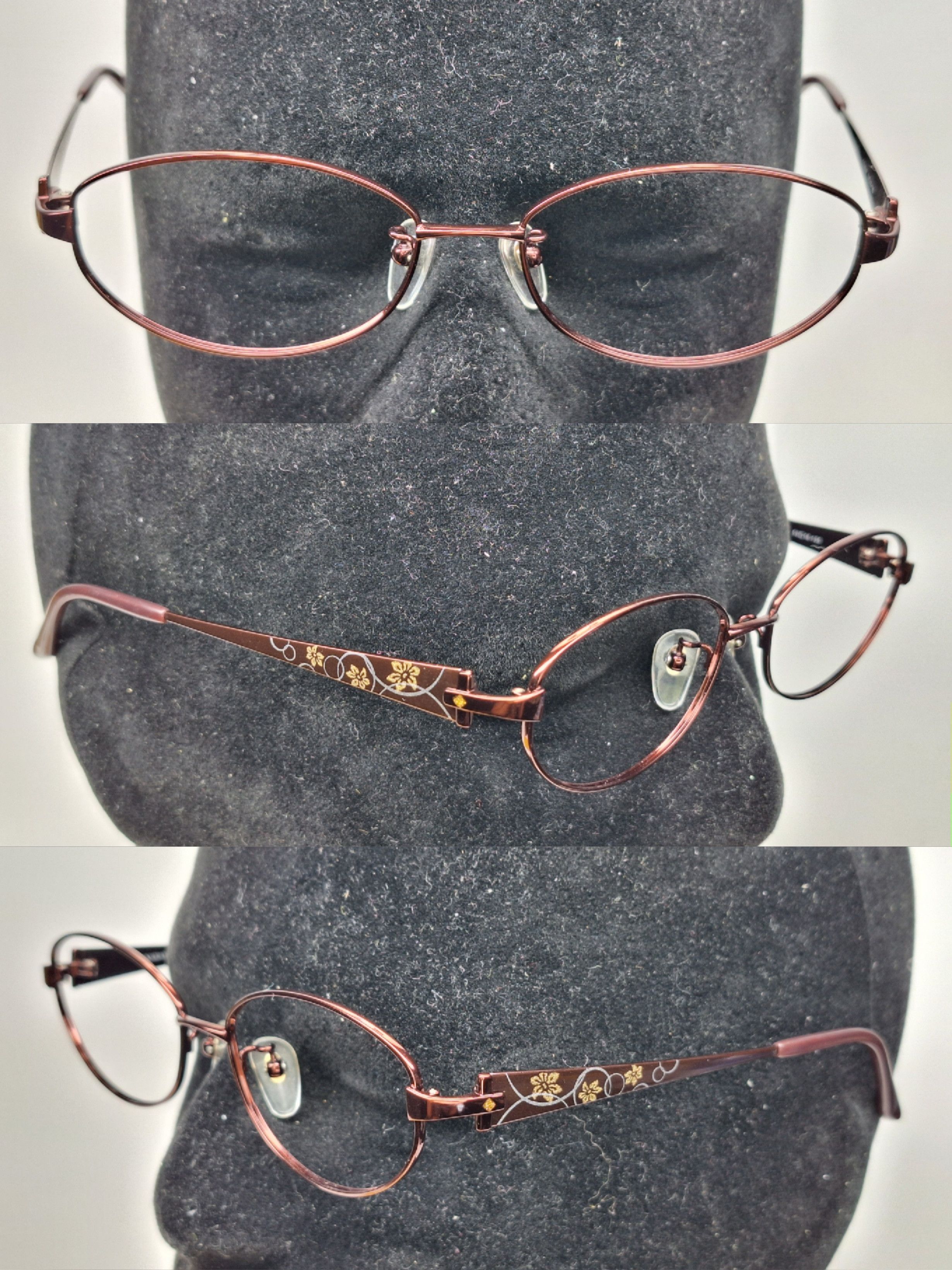 Hanae Mori HANAHARU No.3292 Sabae Artisan Pure Titanium Eyeglasses 7g Size ONE SIZE - 7 Thumbnail
