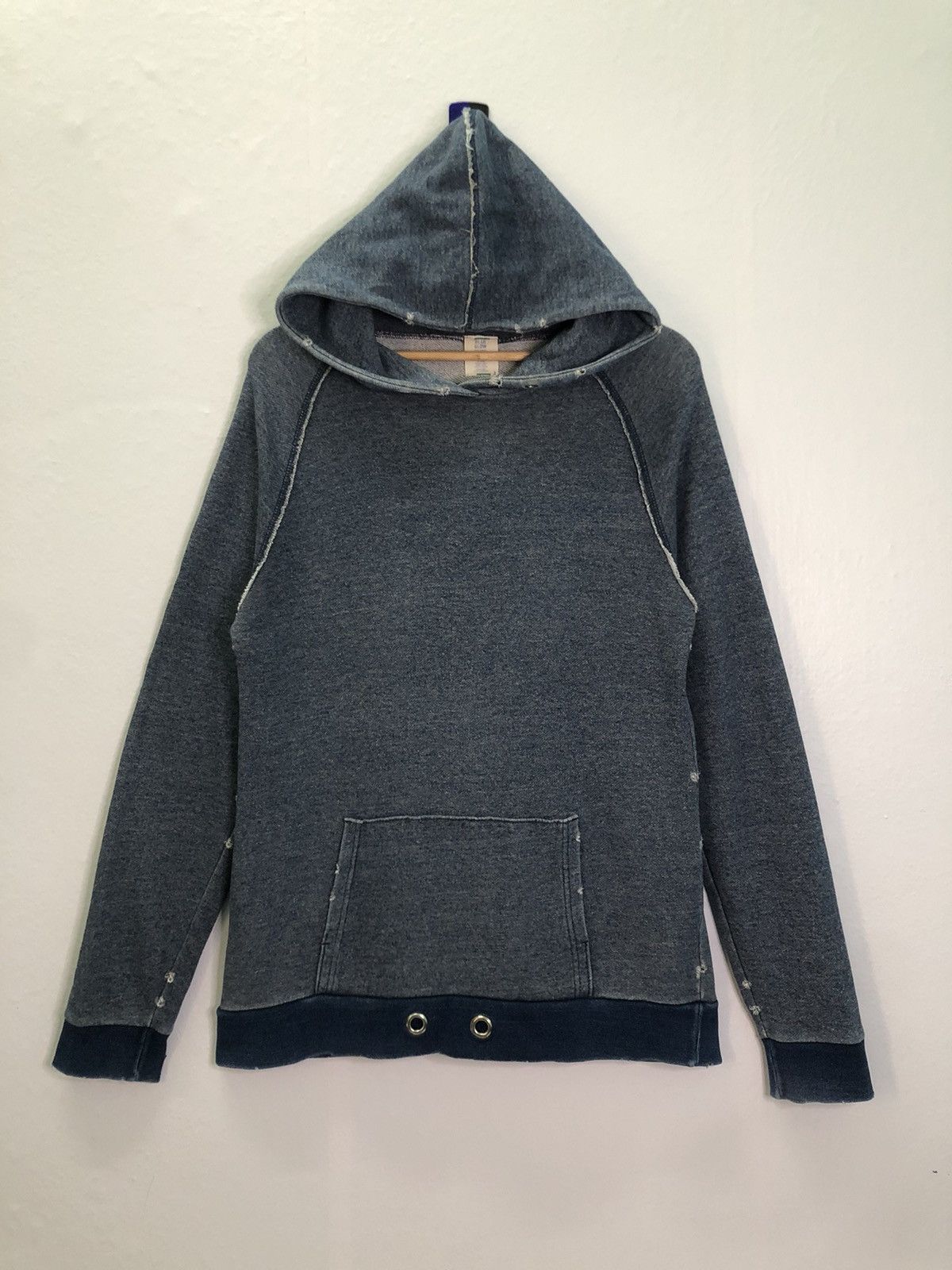 Japanese Brand × Vintage Vintage Blue Glow Hoodie Size US S / EU 44-46 / 1 - 1 Thumbnail