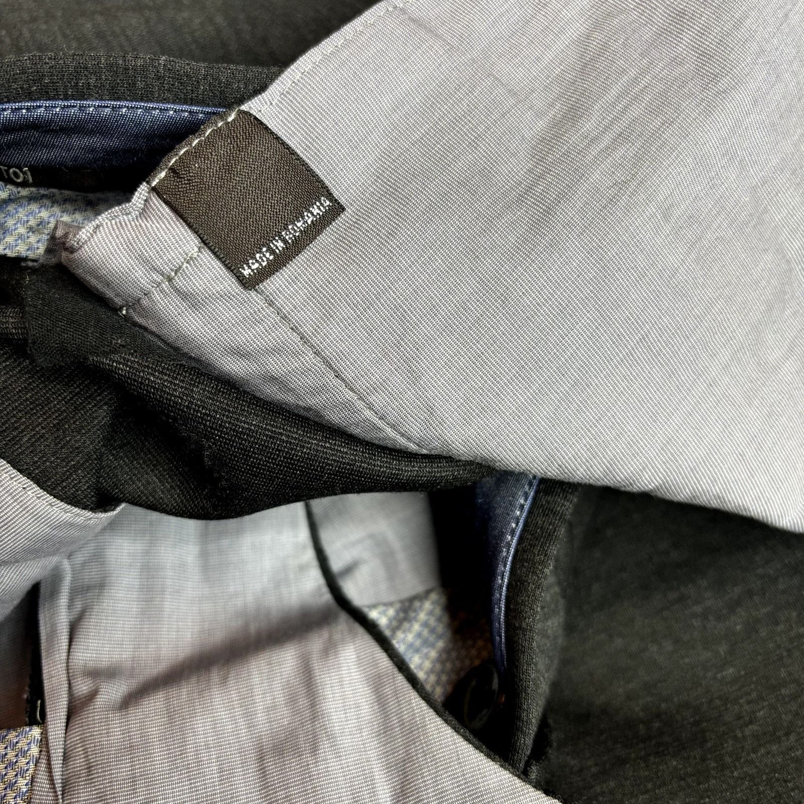Other PT01 Pantaloni Torino Men W34 Dress Pants Gray Wool & Cotton Size 34S - 5 Thumbnail